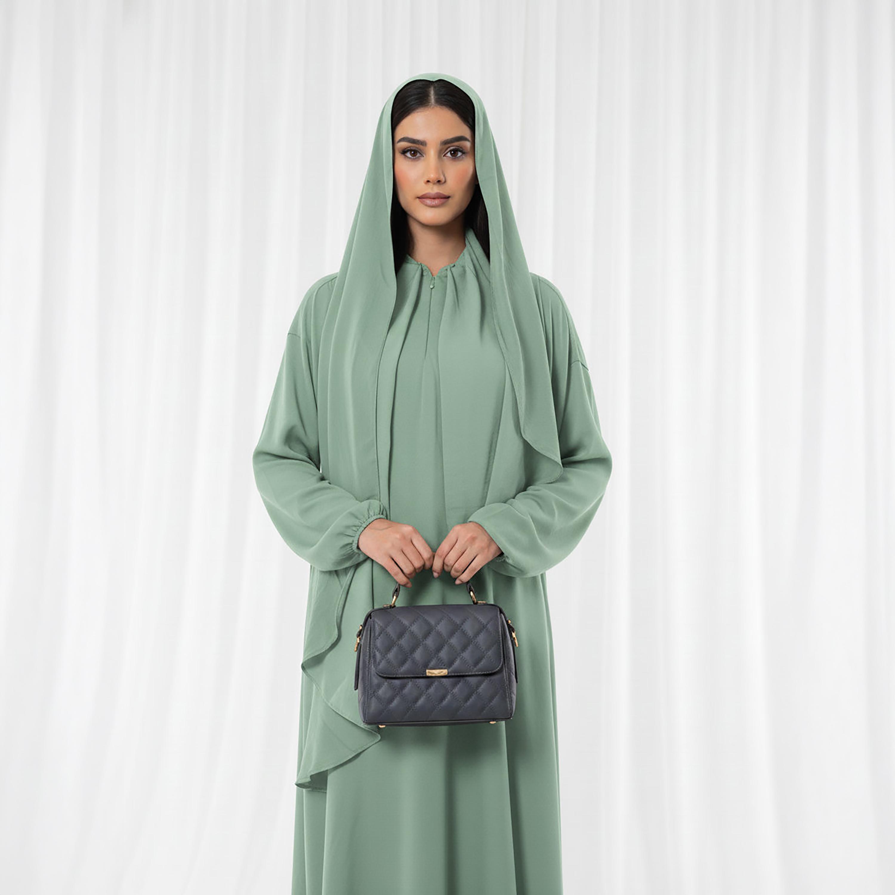 Msquare Fashion Bishop Sleeves Harir Maqsood Women's Abaya-women-arabicclothing-abayas-image-2