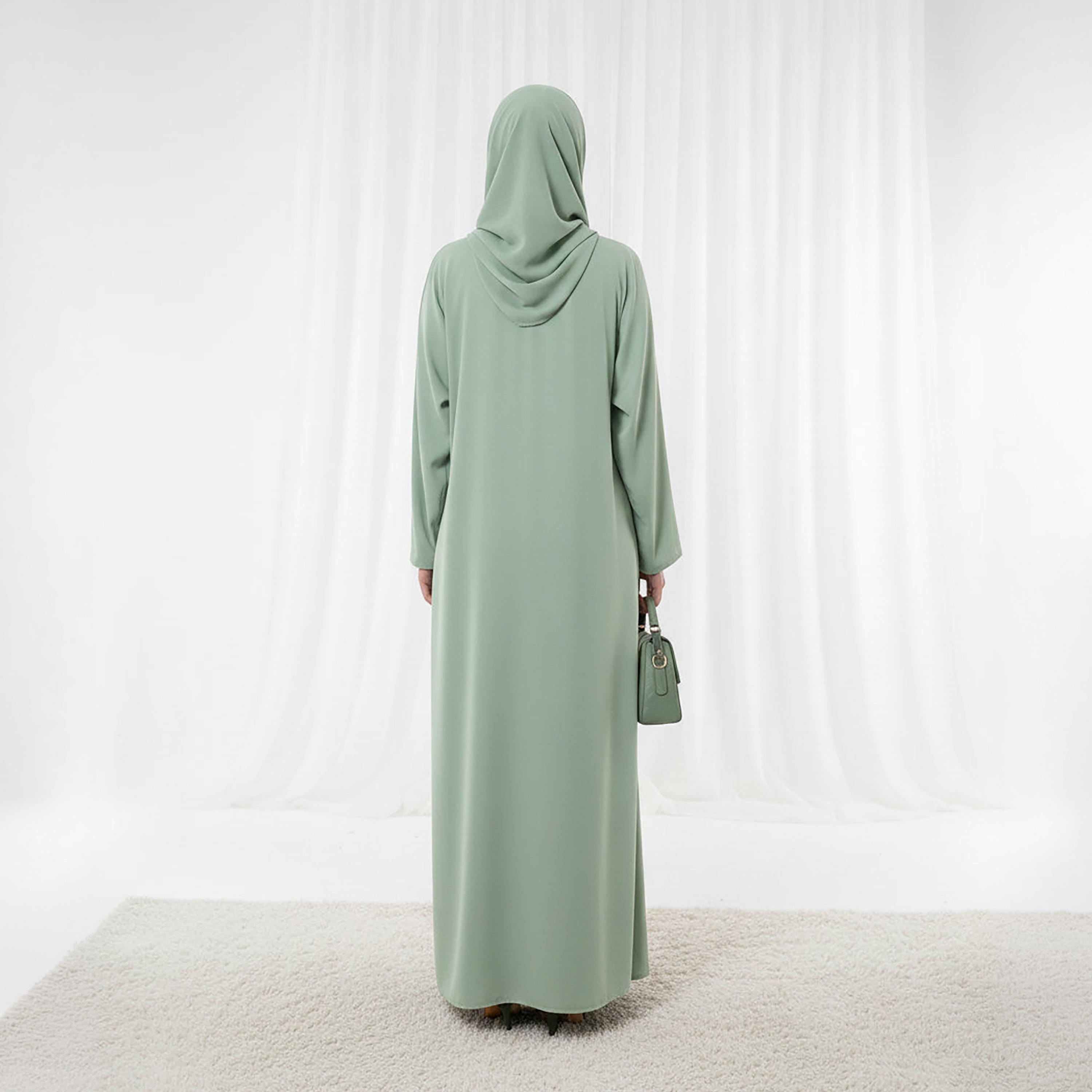 Msquare Fashion Bishop Sleeves Harir Maqsood Women's Abaya-women-arabicclothing-abayas-image-4