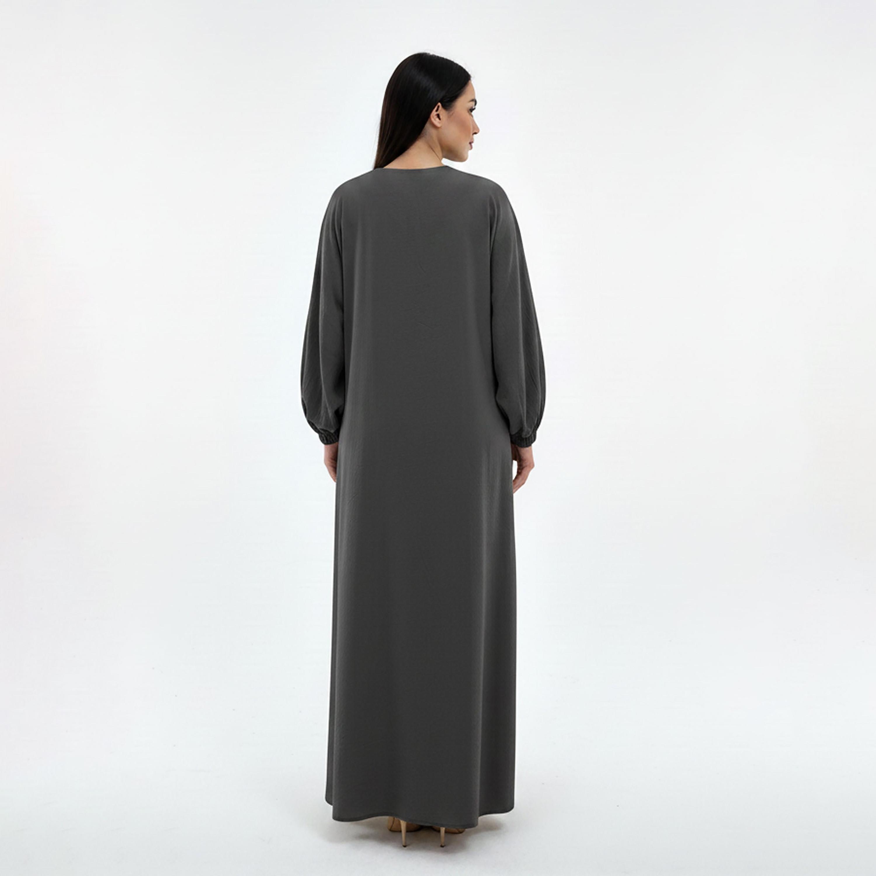 Msquare Fashion Bishop Sleeves Harir Maqsood Women's Abaya-women-arabicclothing-abayas-image-3