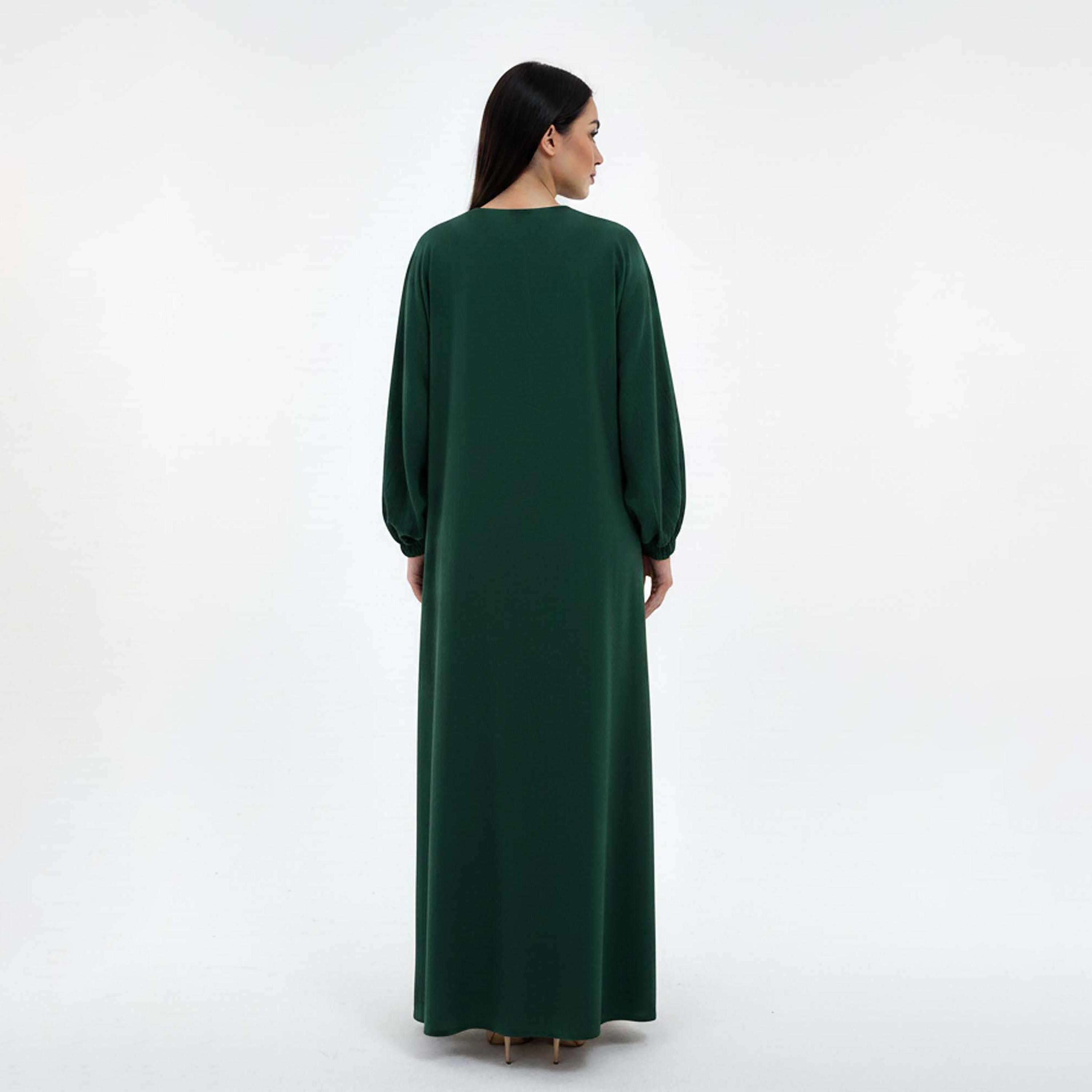 Msquare Fashion Bishop Sleeves Harir Maqsood Women's Abaya-women-arabicclothing-abayas-image-3