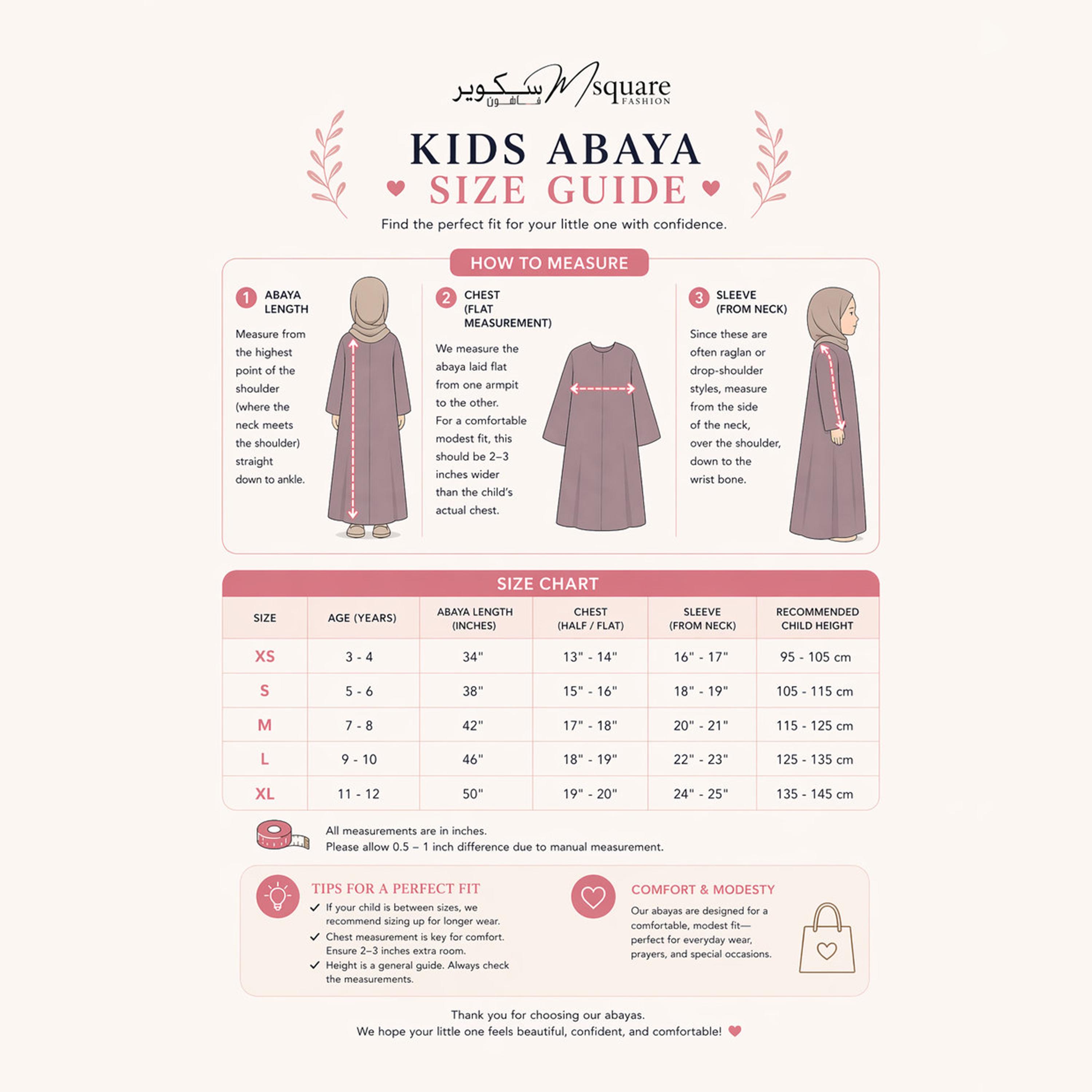 Msquare Fashion Textured Bishop Sleeves Harir Maqsood Girls Prayer Abaya-girls-arabicclothing-abayas-image-4