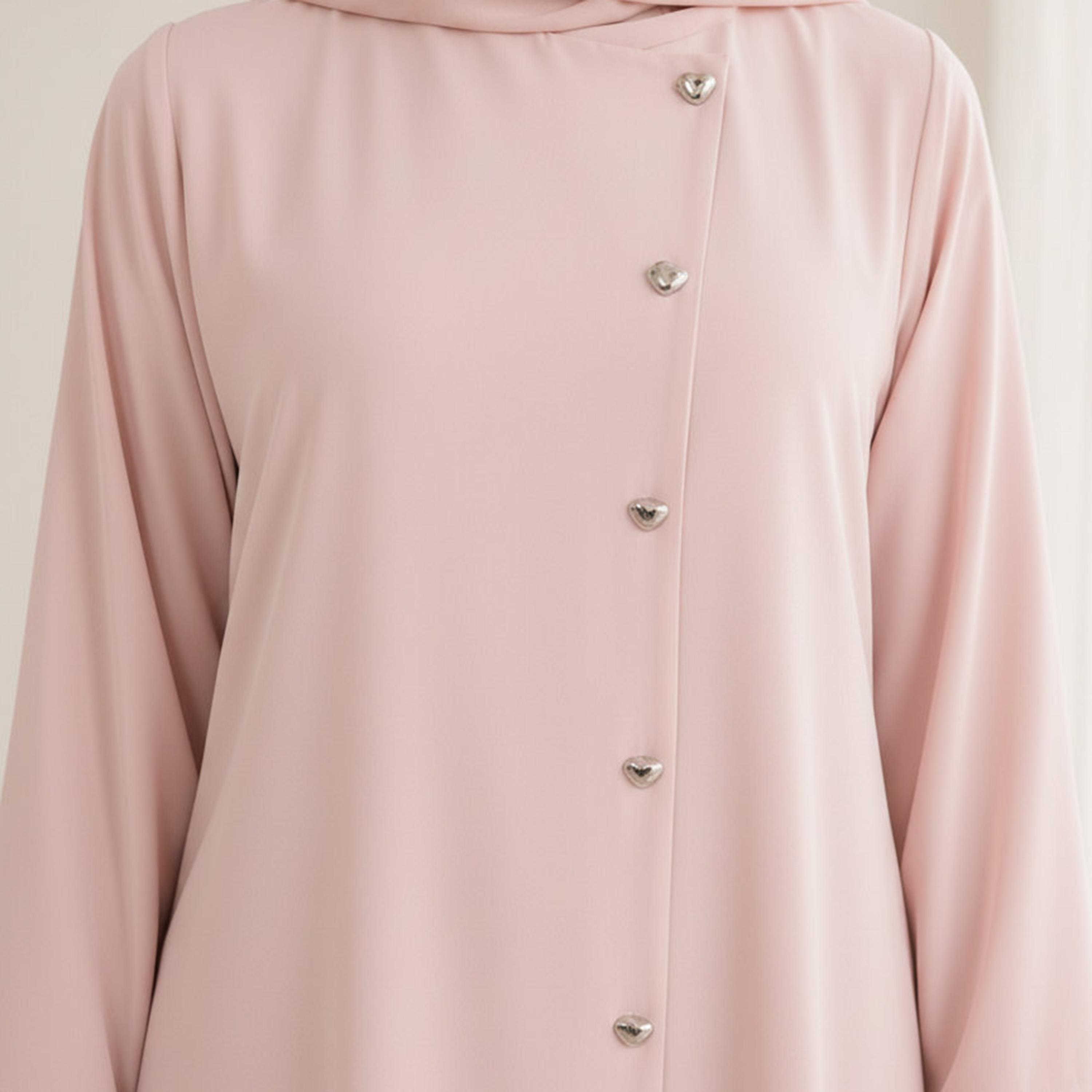 Msquare Fashion Nida Women's Korean Abaya with Hijab-women-arabicclothing-abayas-image-2