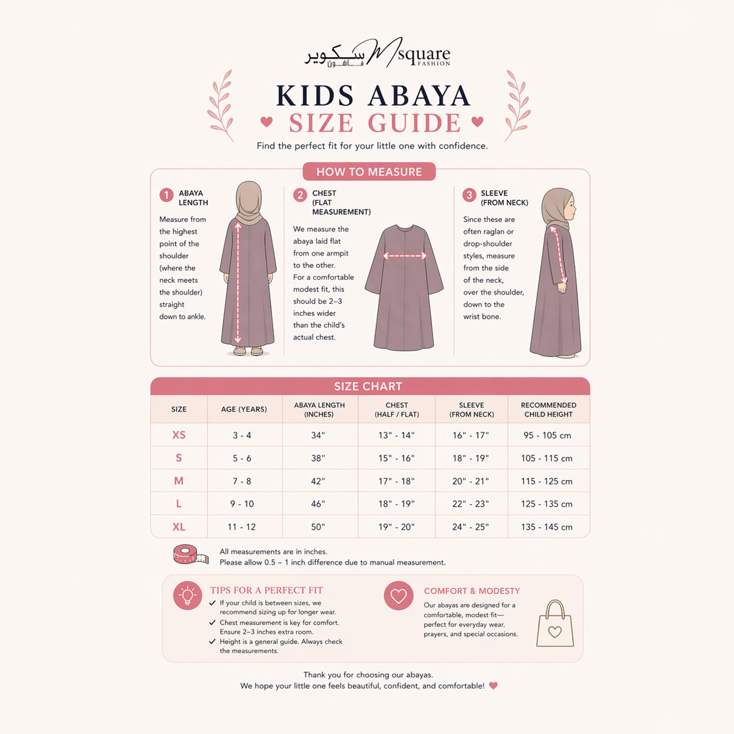Msquare Fashion Maroon Lace Trim Wide Sleeves Silk Girls Abaya-girls-arabicclothing-abayas-image-6