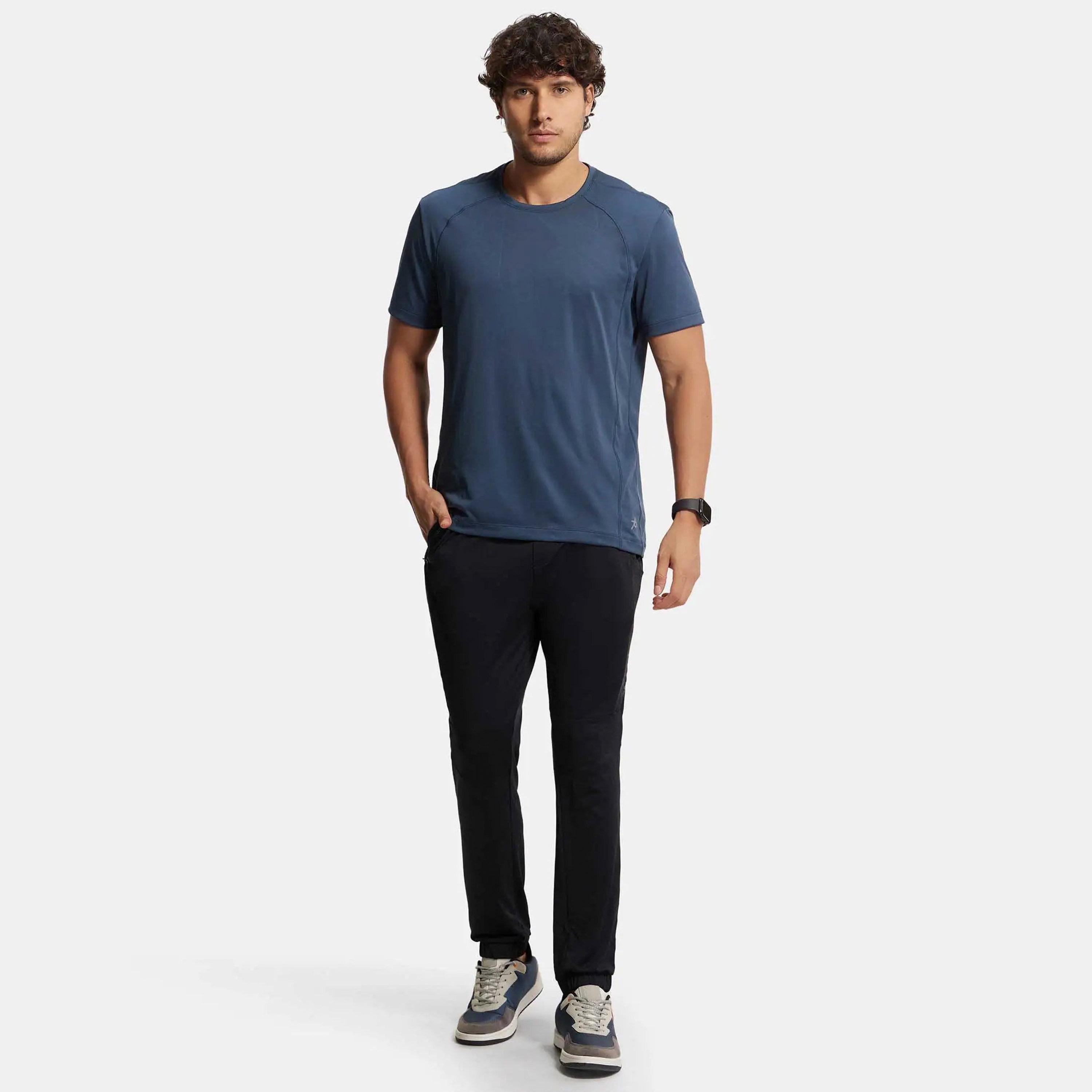 جوكي- بنطال رجالي رياضي موف قصة نحيفة (سليم)-men-clothing-joggers-image-4