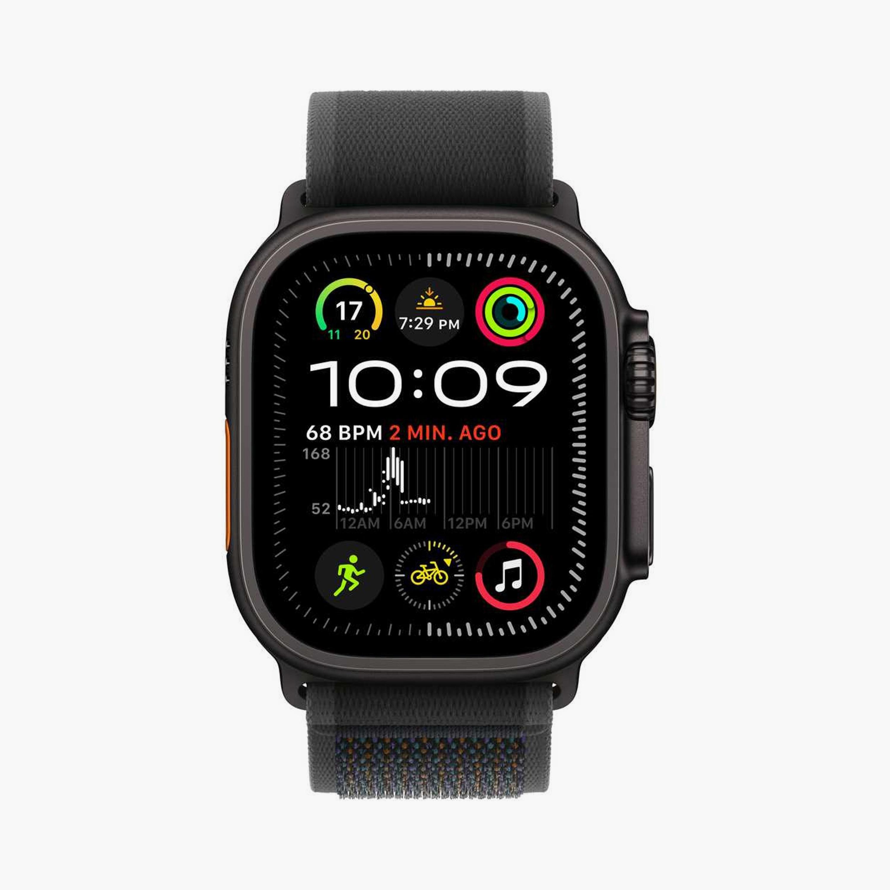 ساعة أبل سيريز 10 جي بي إس + خلوي 42 مم من الألومنيوم الفضي مع سوار رياضي جينيم-electronics-smartwatches-image-2