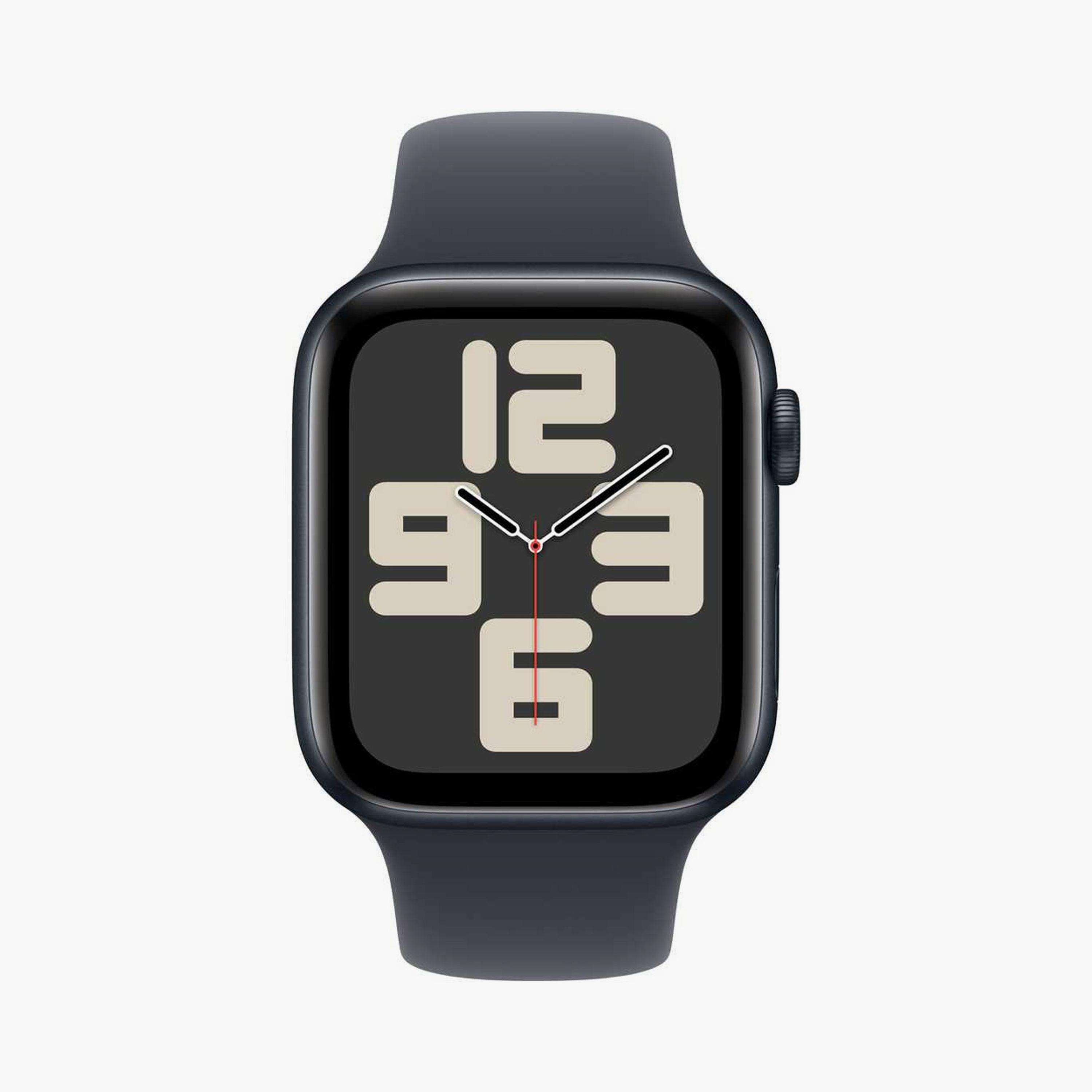 Apple Watch SE GPS 44mm Midnight Aluminium Case with Midnight Sport Band-electronics-smartwatches-image-2