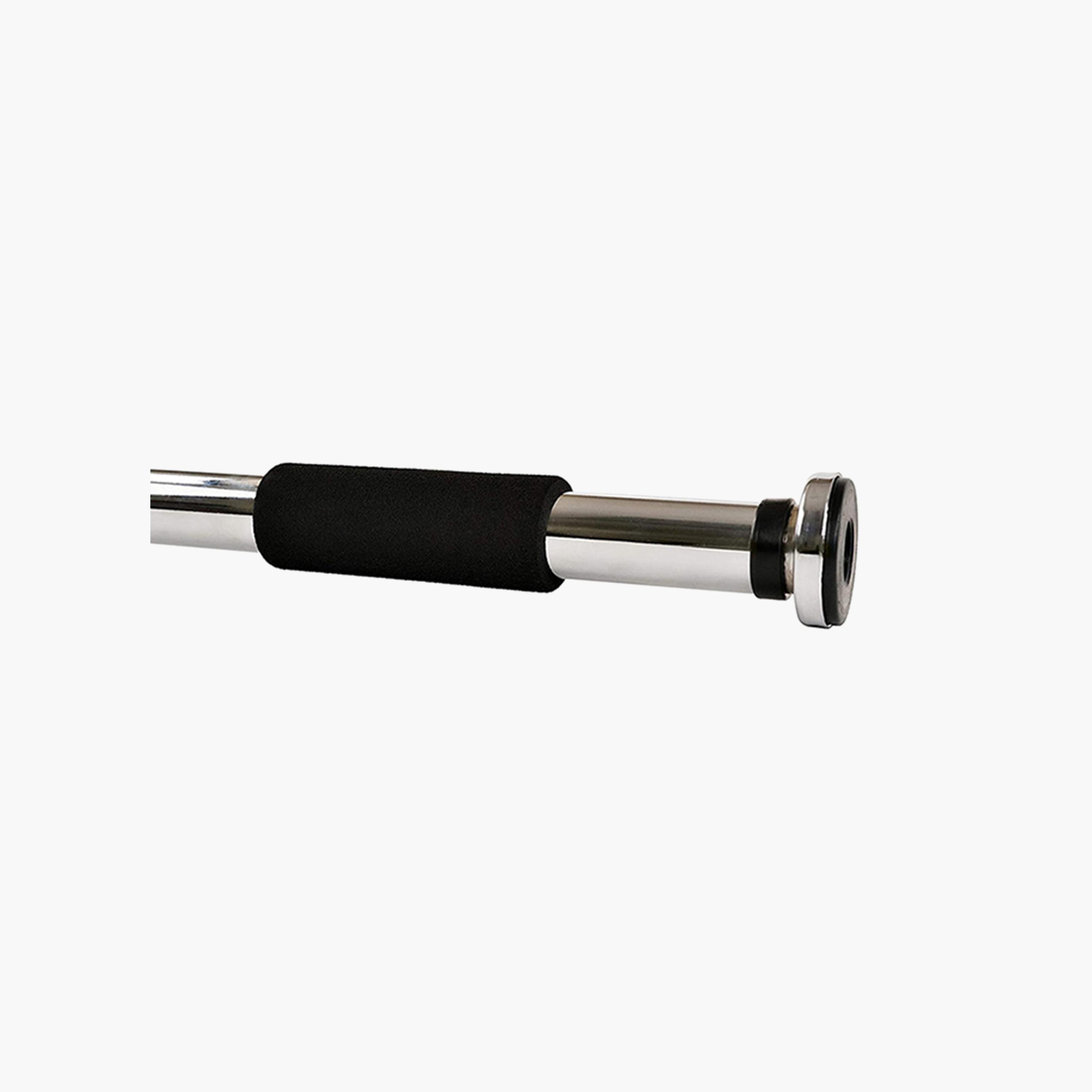 Fitness Pull Up Bar - Silver and Black-sports-gear-gym-image-4