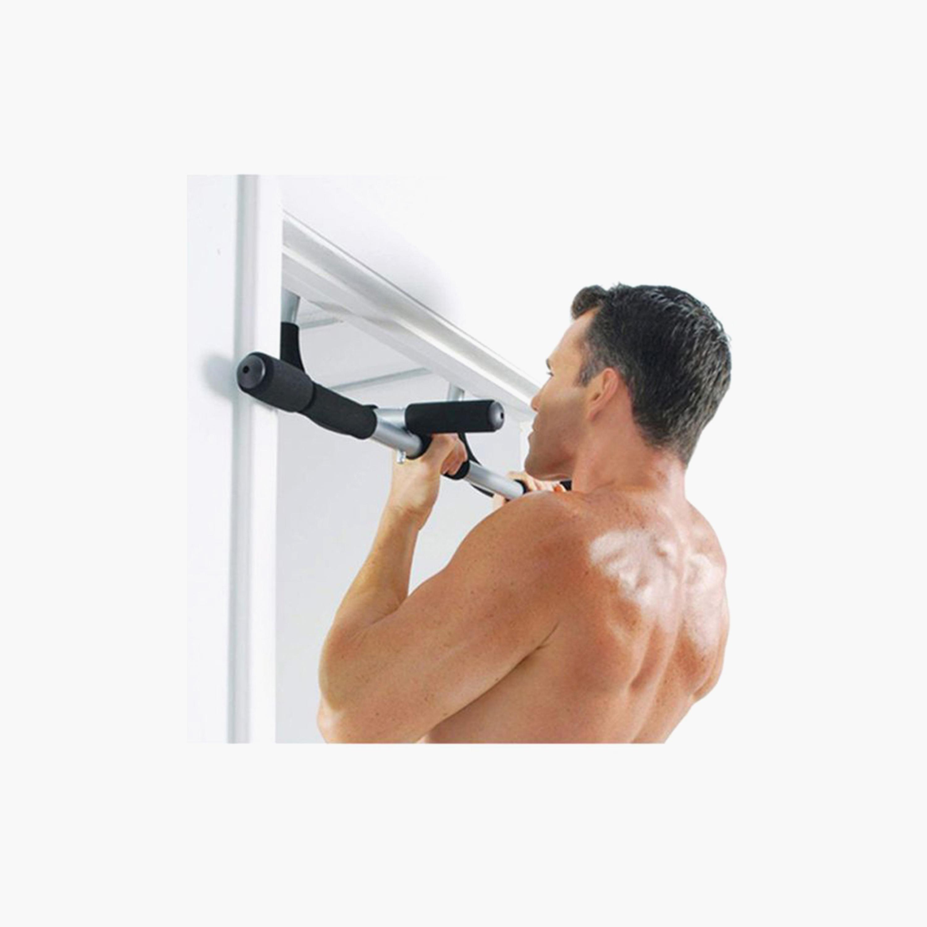 Pull Up Bars - Black and Silver-sports-gear-gym-image-2