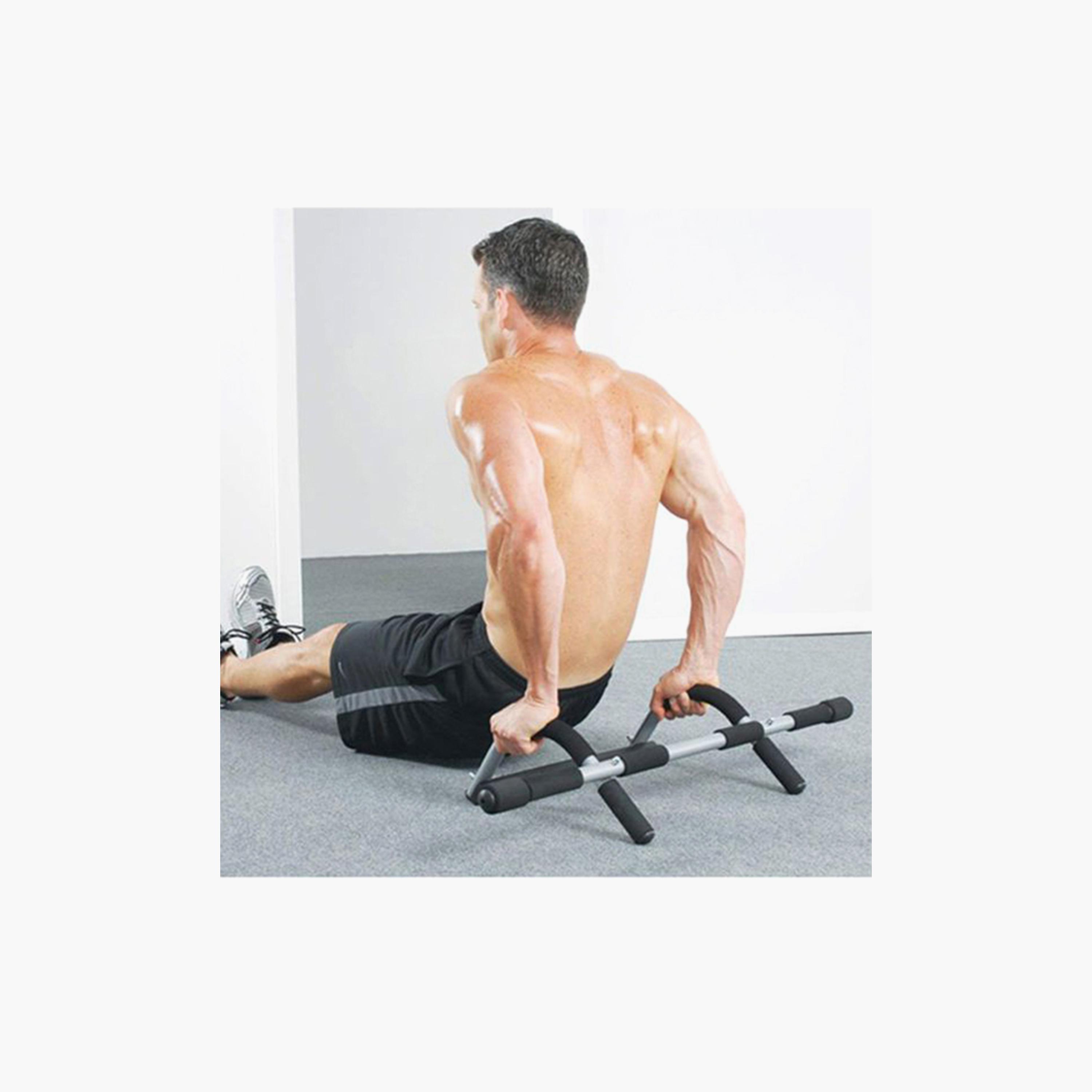 Pull Up Bars - Black and Silver-sports-gear-gym-image-3