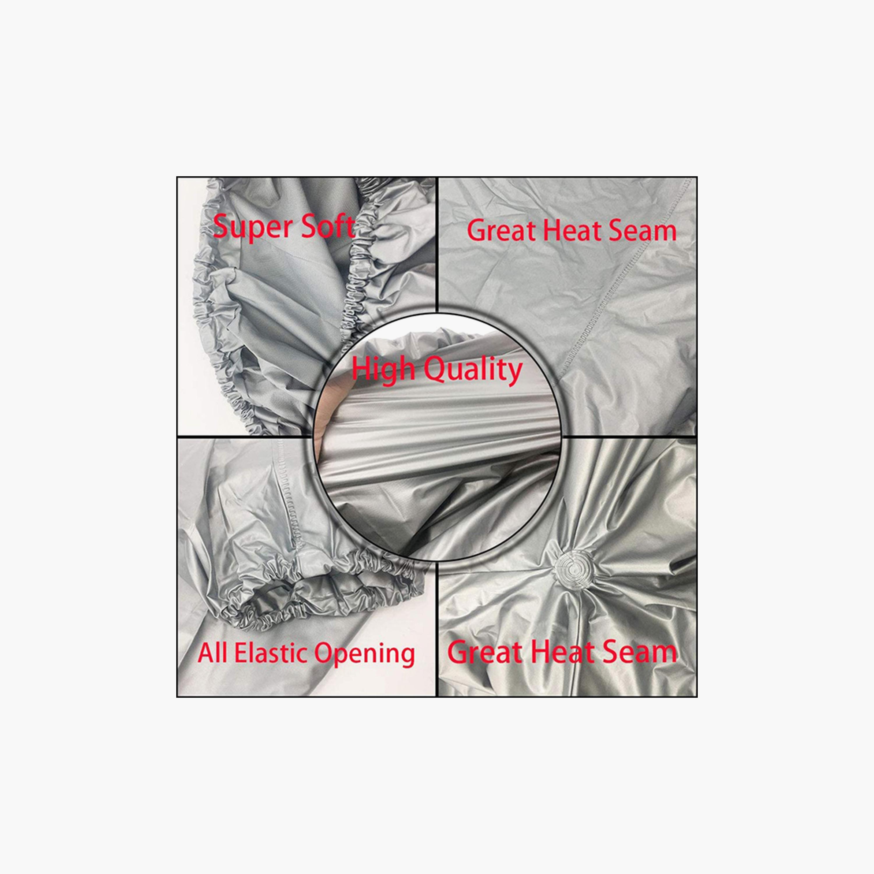 The World's Sauna Suit Slimming Product - Silver-sports-gear-supports-image-3