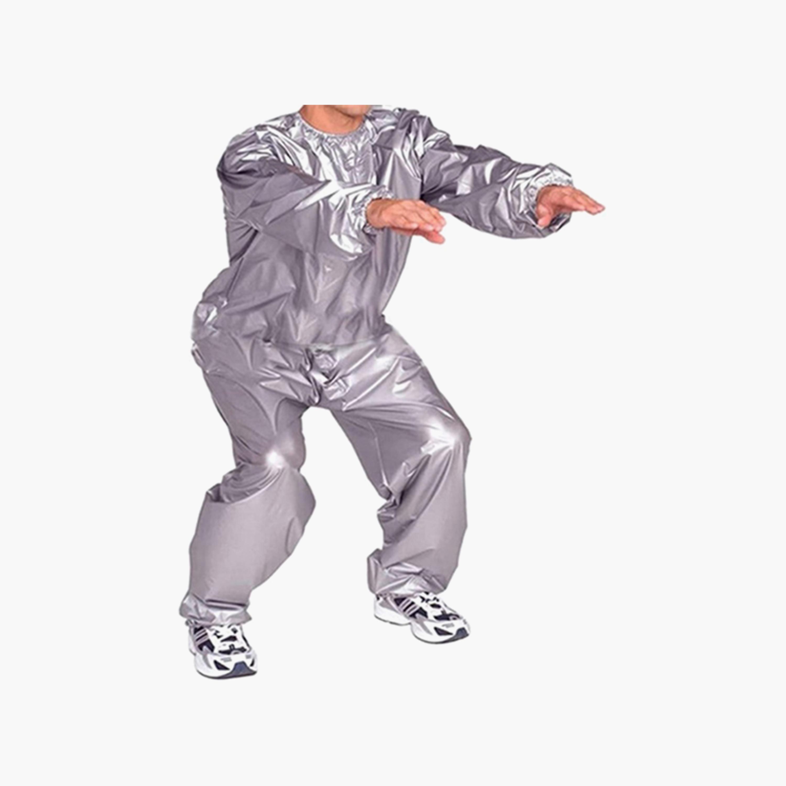 The World's Sauna Suit Slimming Product - Silver-sports-gear-supports-image-4