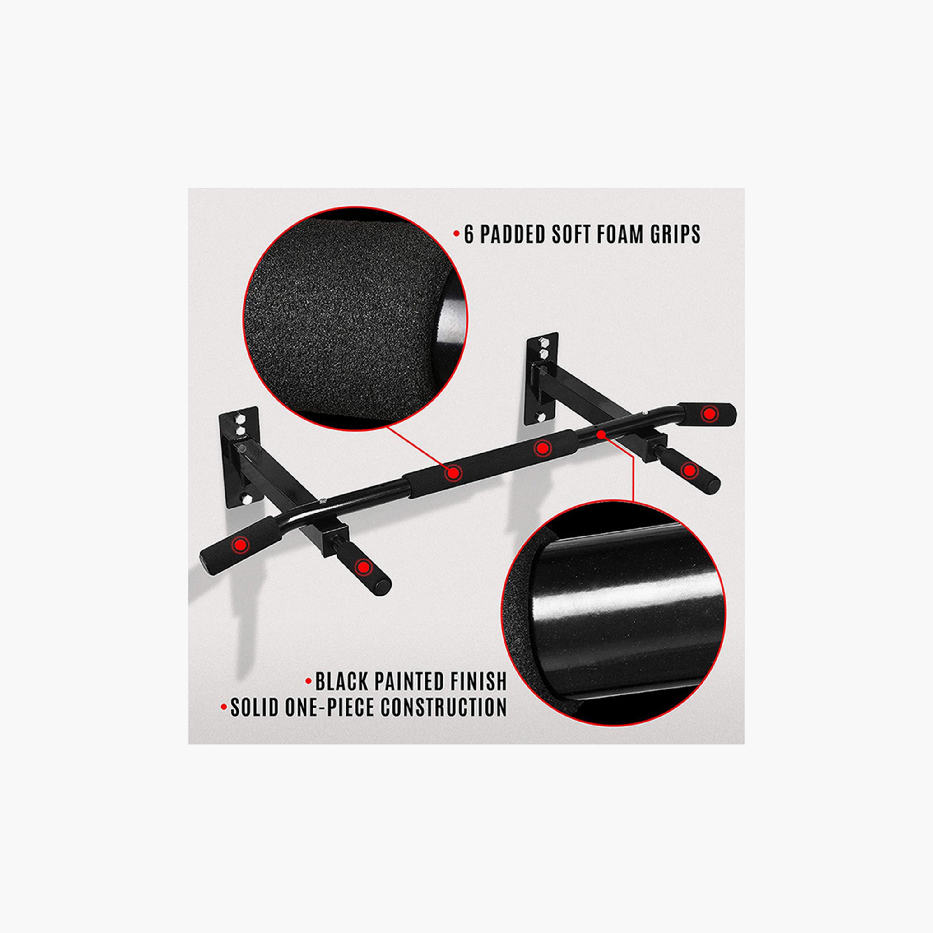 Aeronautic C Wall For Upper Body Exercise - Black-sports-gear-gym-image-4