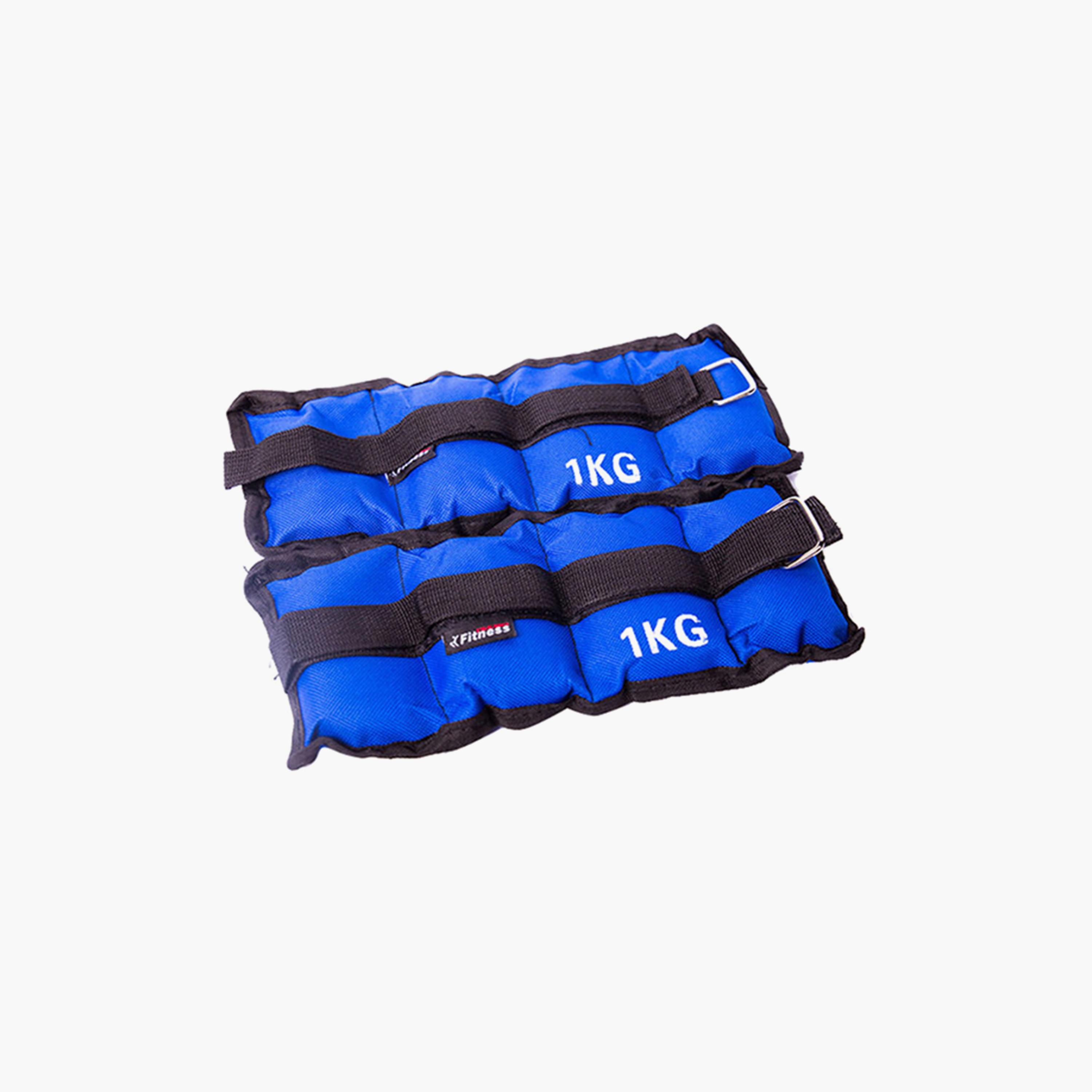 Sand Weights For Arm and Feet, 1 Kg, 2-Piece - Blue-sports-gear-gym-image-2