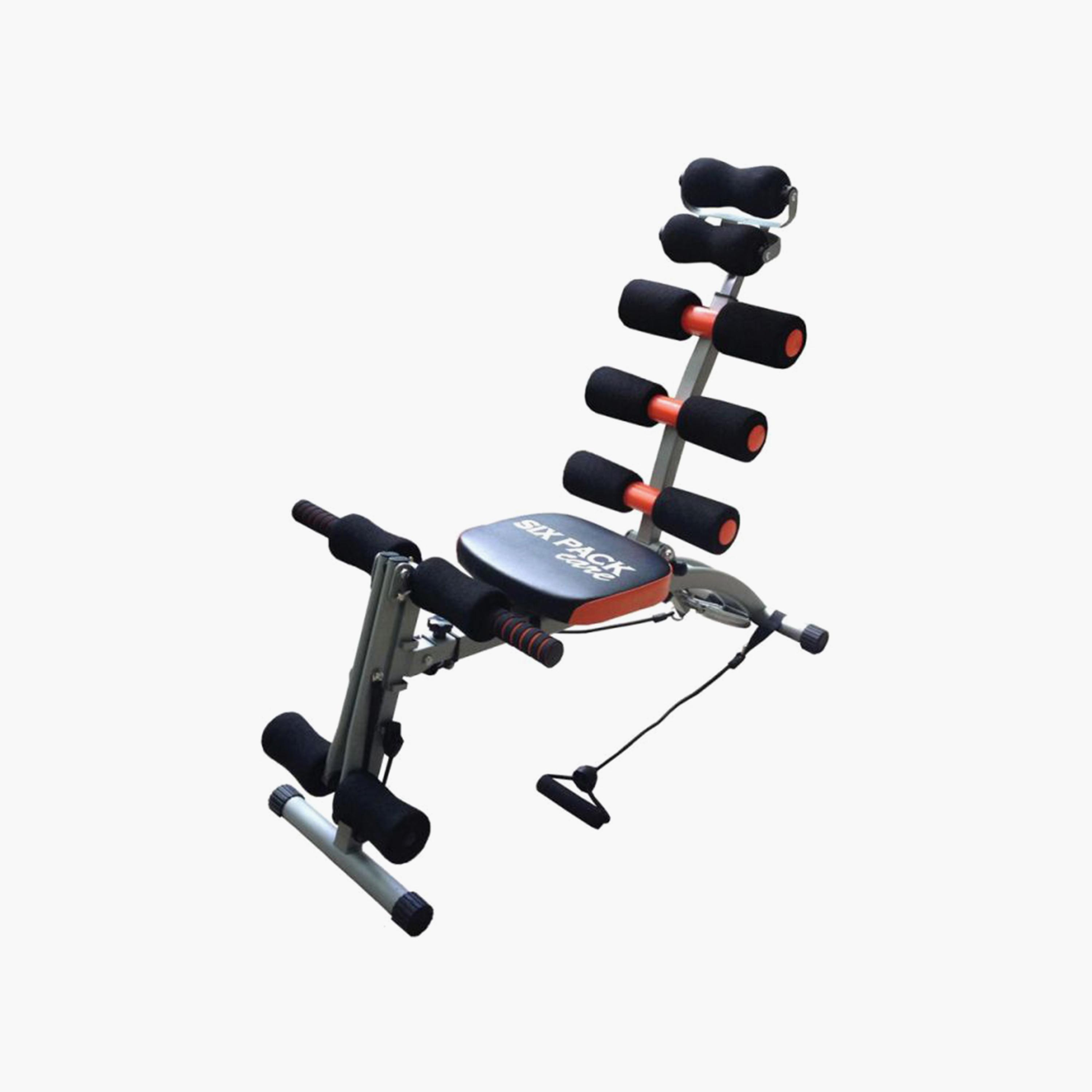 Six Pack Core Pak Sports Integrated Home Machine - Black and Orange-sports-gear-gym-image-1