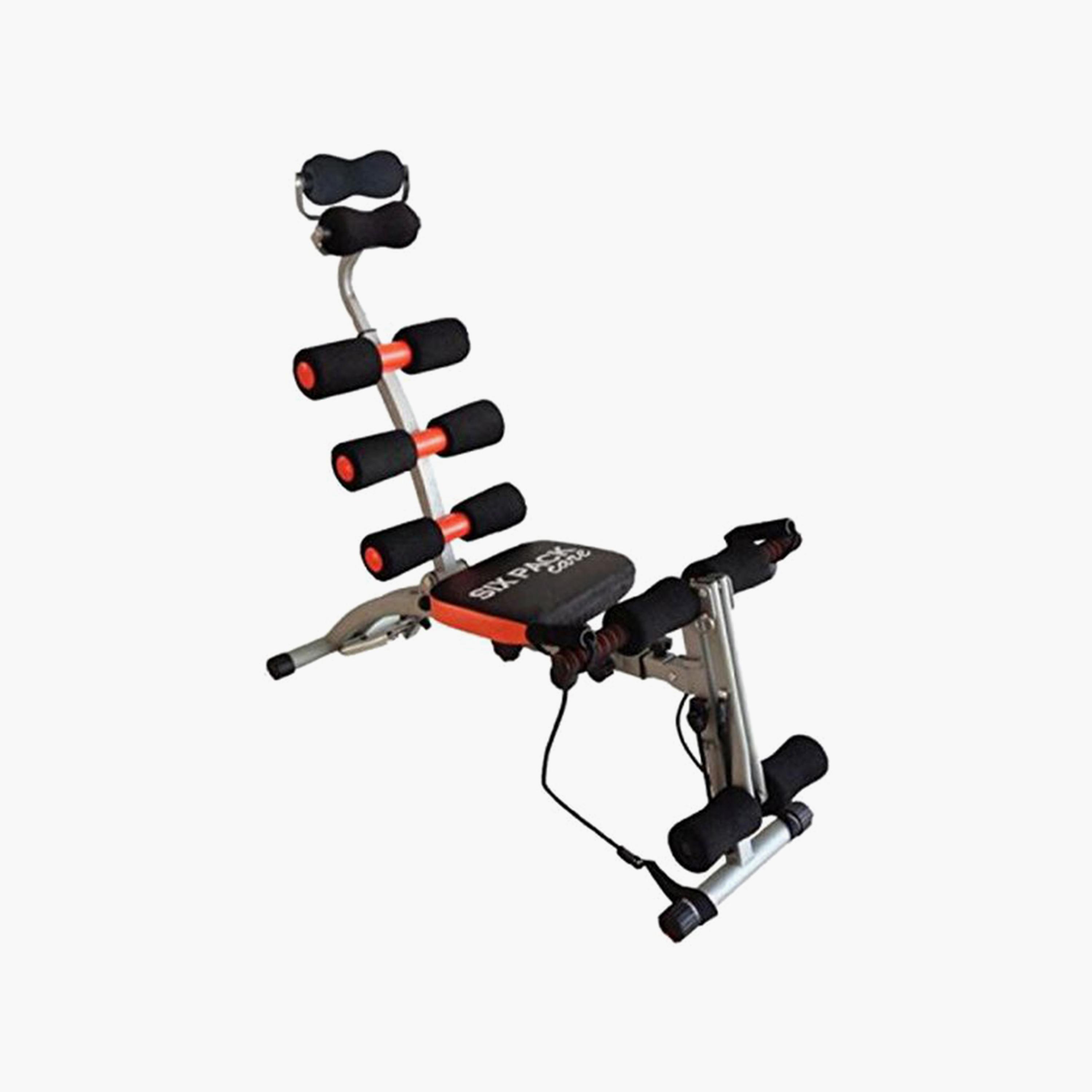 Six Pack Core Pak Sports Integrated Home Machine - Black and Orange-sports-gear-gym-image-2