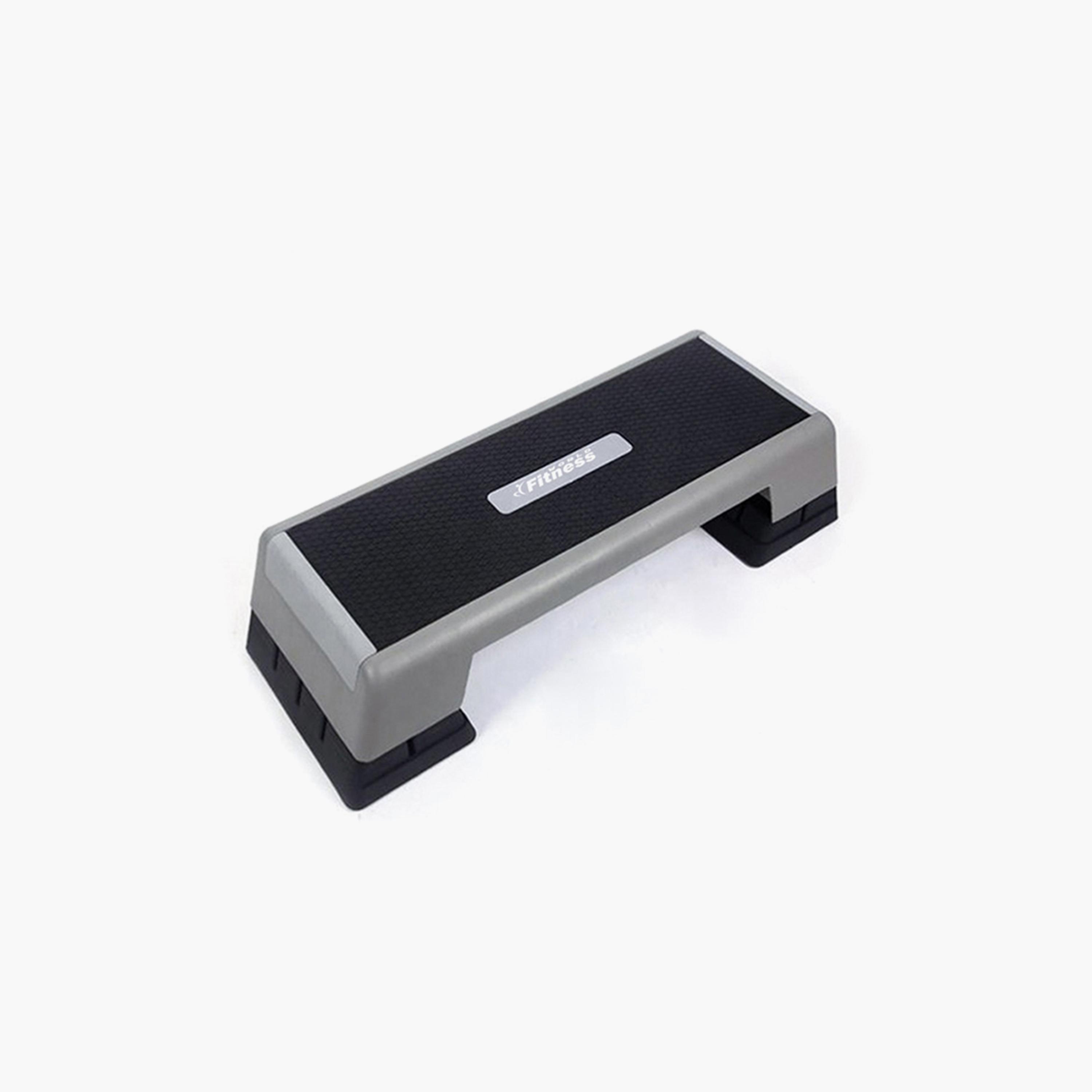 Anti-Slip Exercise Stepper - Black and Grey-sports-gear-gym-image-2
