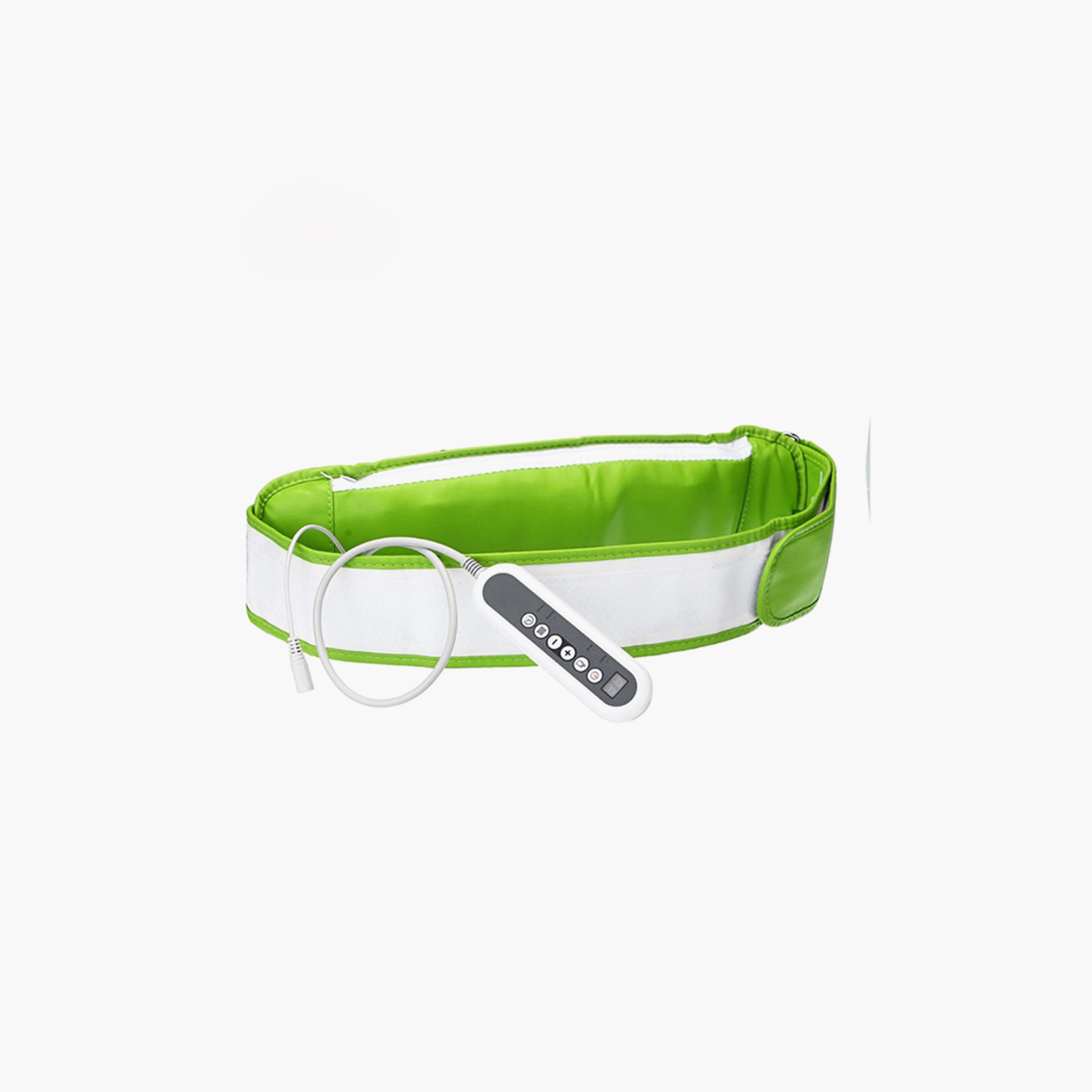 Weight Loss Slimming Belt - White and Green-sports-gear-gym-image-2