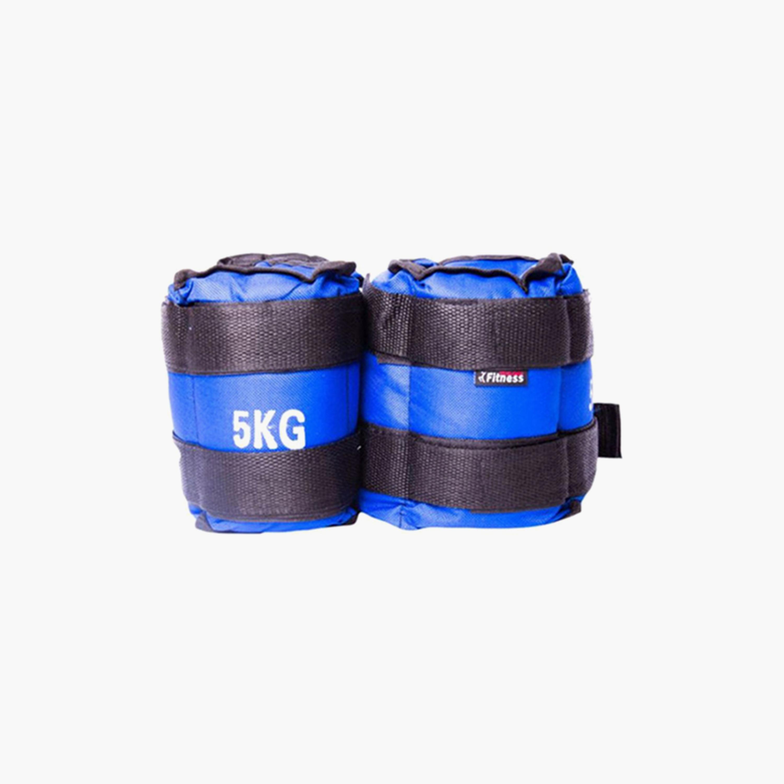 Sand Weights For Arm and Feet Two Pieces, 5 Kg, 2 x 16 x 12.2 cm - Blue and Black-sports-gear-gym-image-1