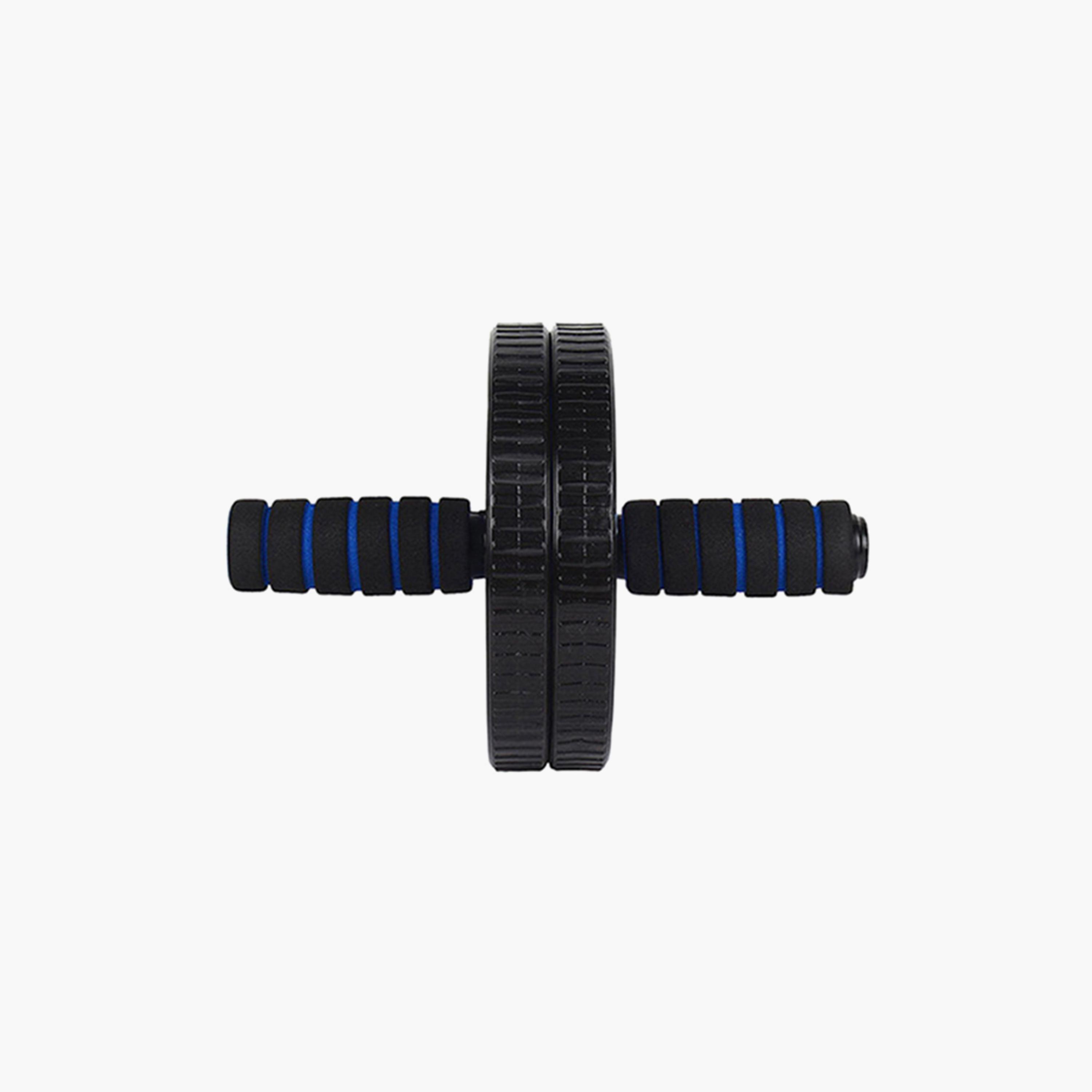 Double Wheel-Ab Power Roller - Blue and Black-sports-gear-gym-image-2
