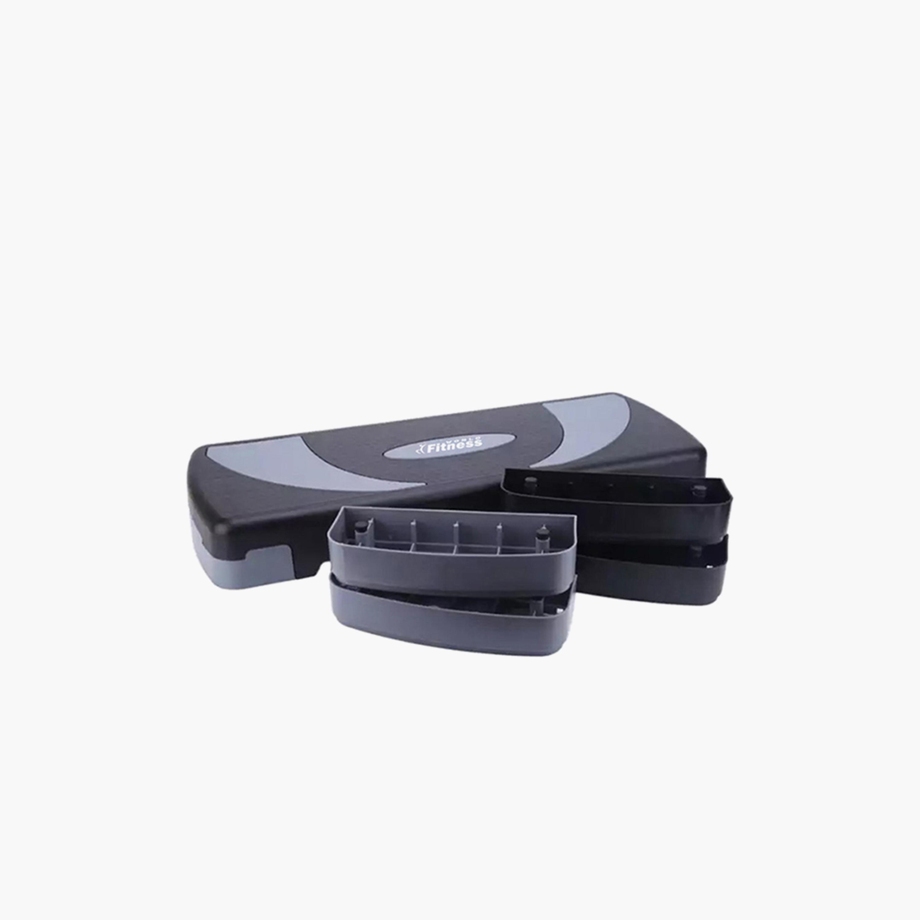 Aerobics Stepper - Grey and Black-sports-gear-gym-image-2
