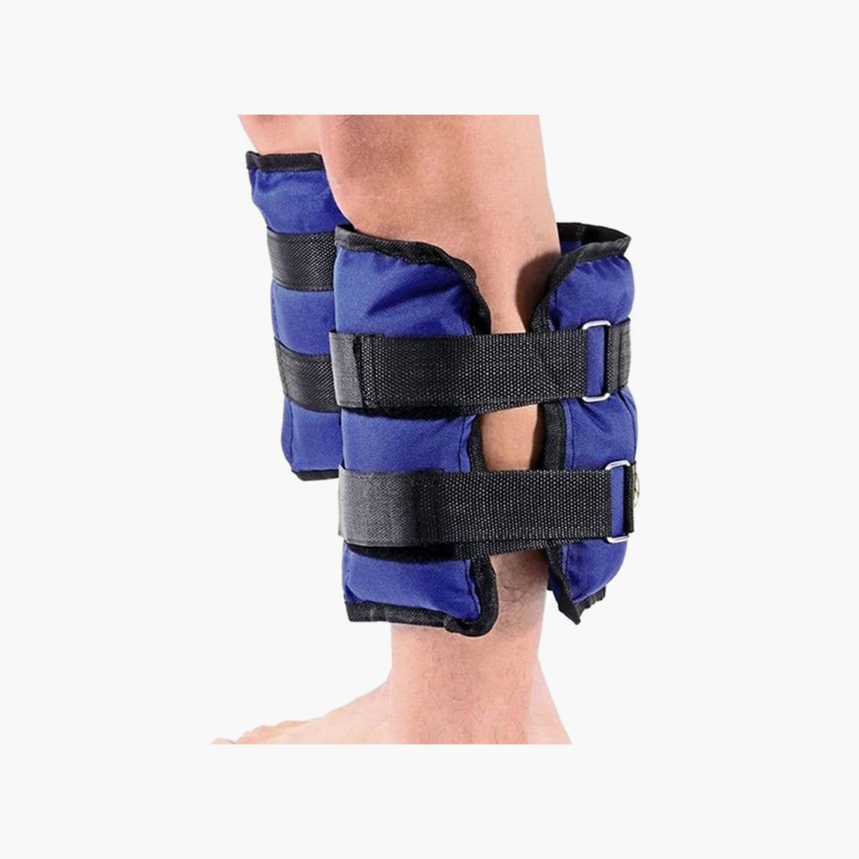 كيس أوزان رملية للذراعين ذو قطعتين مع 3 كجم - أزرق وأسود-sports-gear-gym-image-3