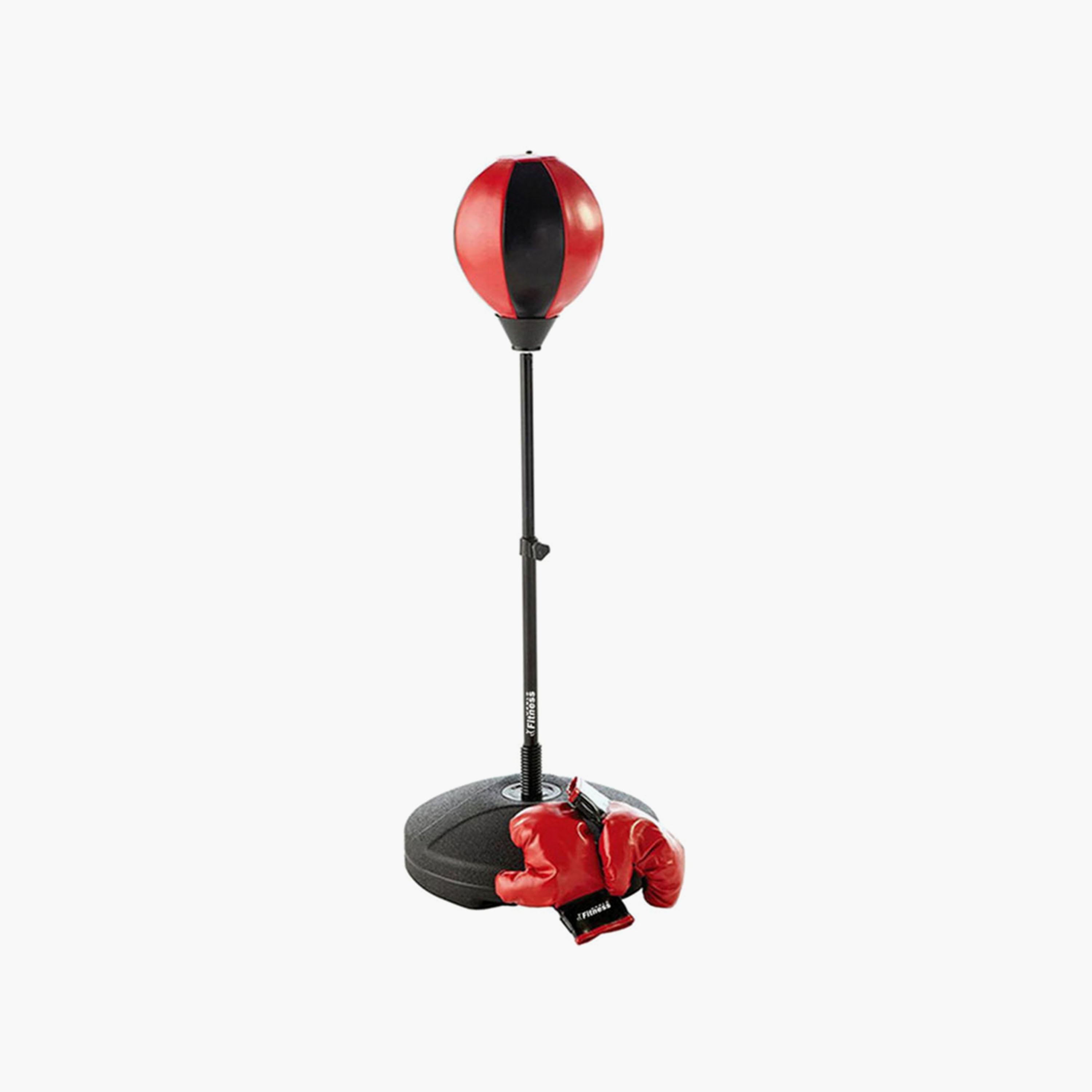Indoor And Outdoor Play Stand Boxing Set - Red and Black-sports-gear-gym-image-1