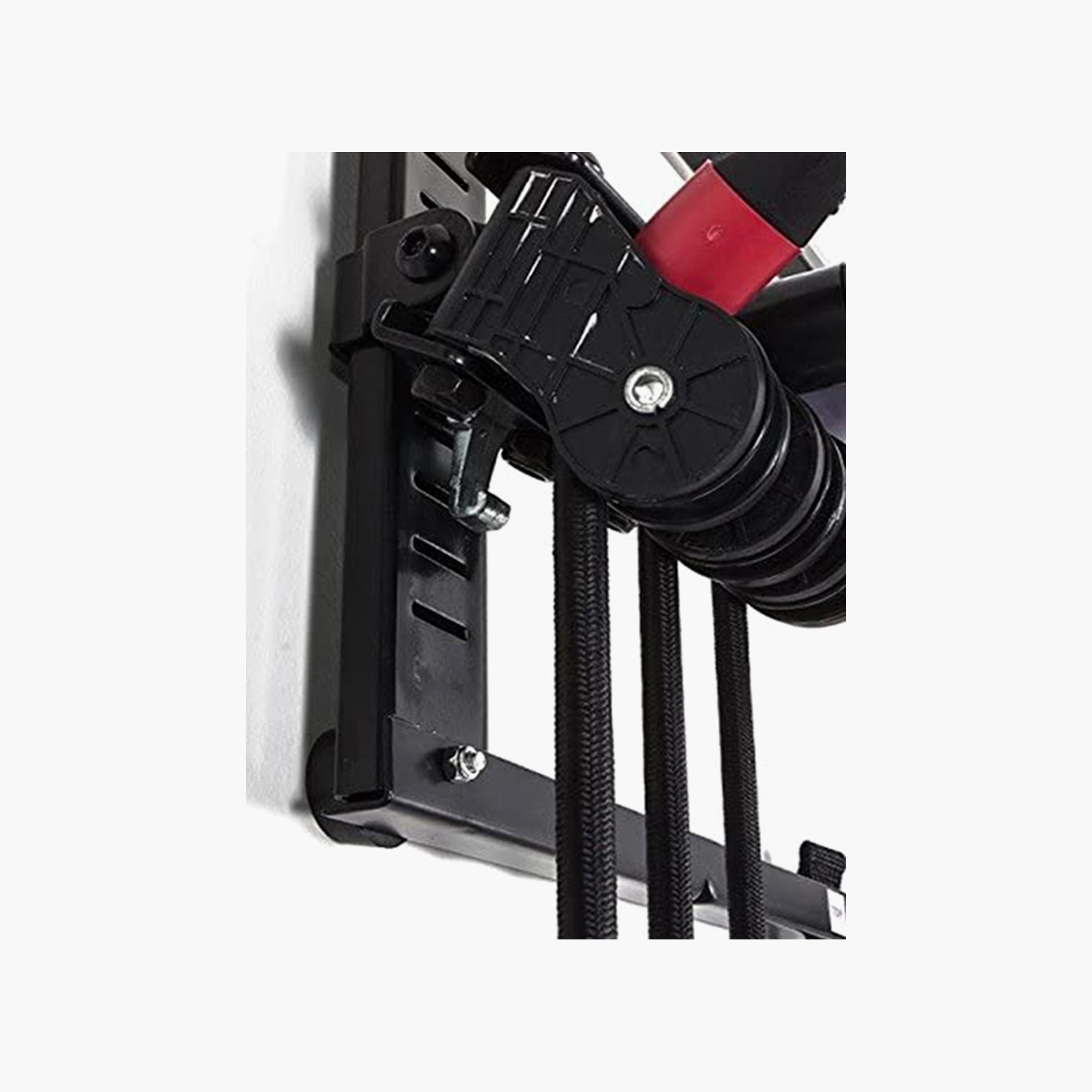 Full Body Exercise Tower Set, 6-Piece - Black and Red-sports-gear-gym-image-2