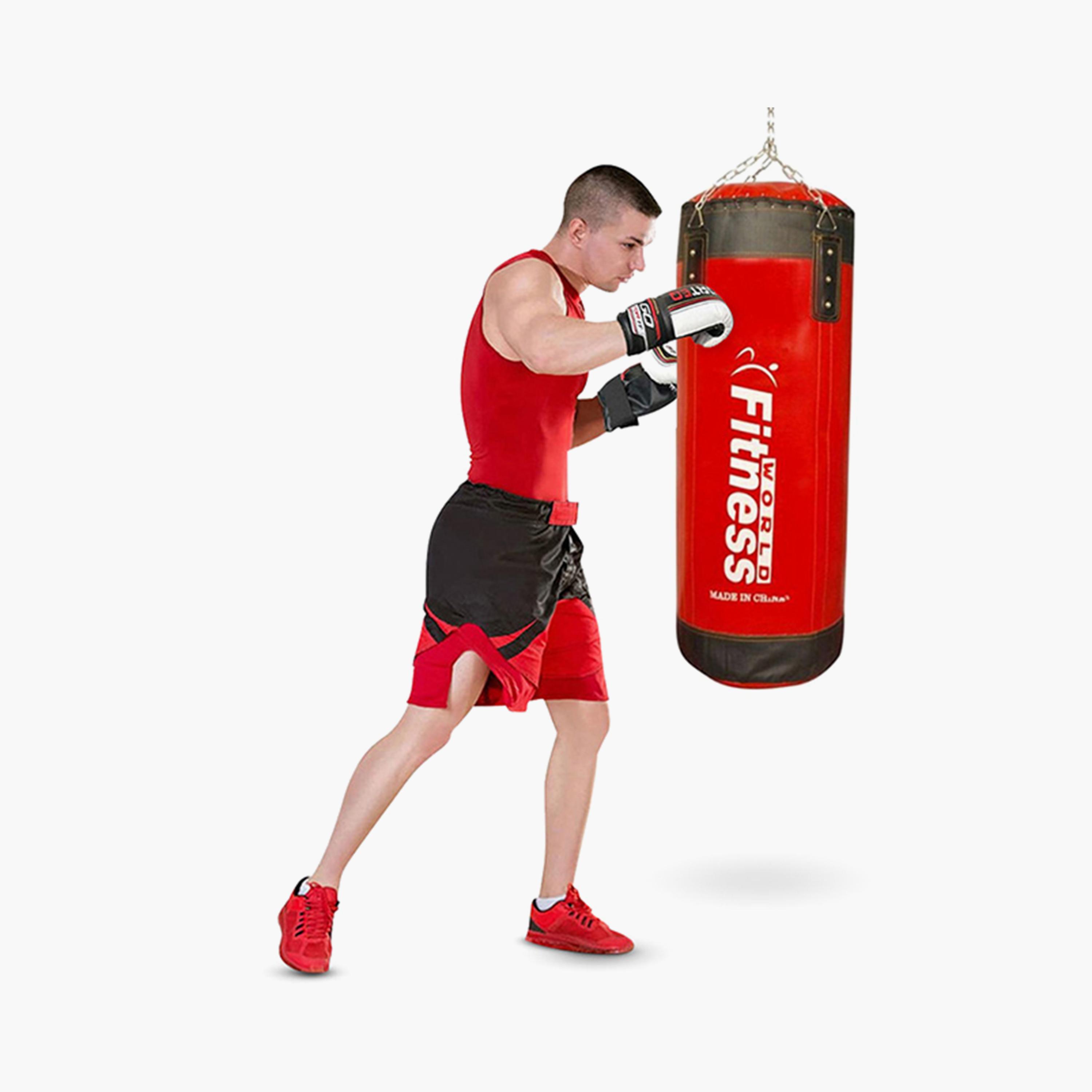 Training Punching Bag - Red-sports-gear-gym-image-2