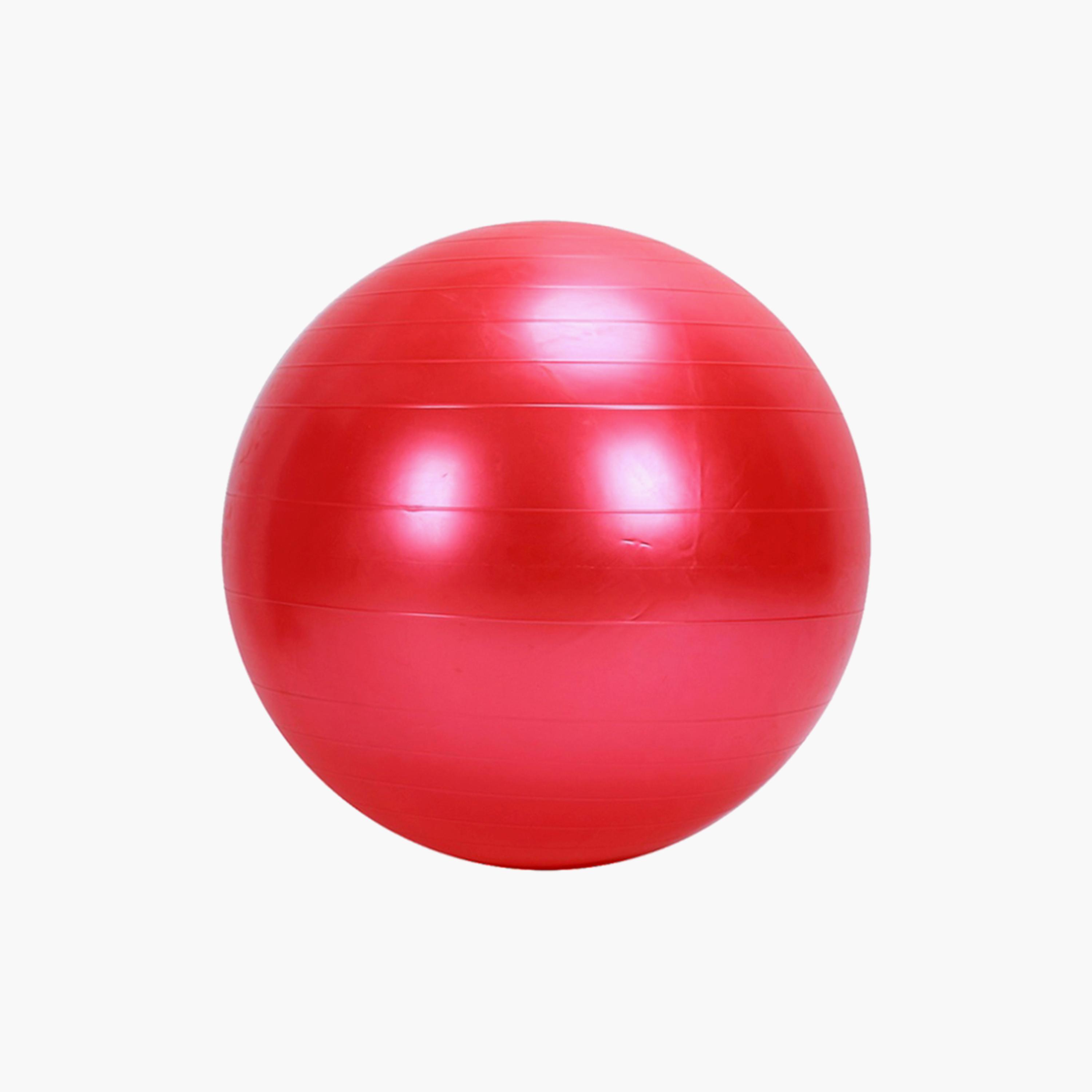 Exercise Swiss Ball, 75 cm - Red-sports-gear-gym-image-1