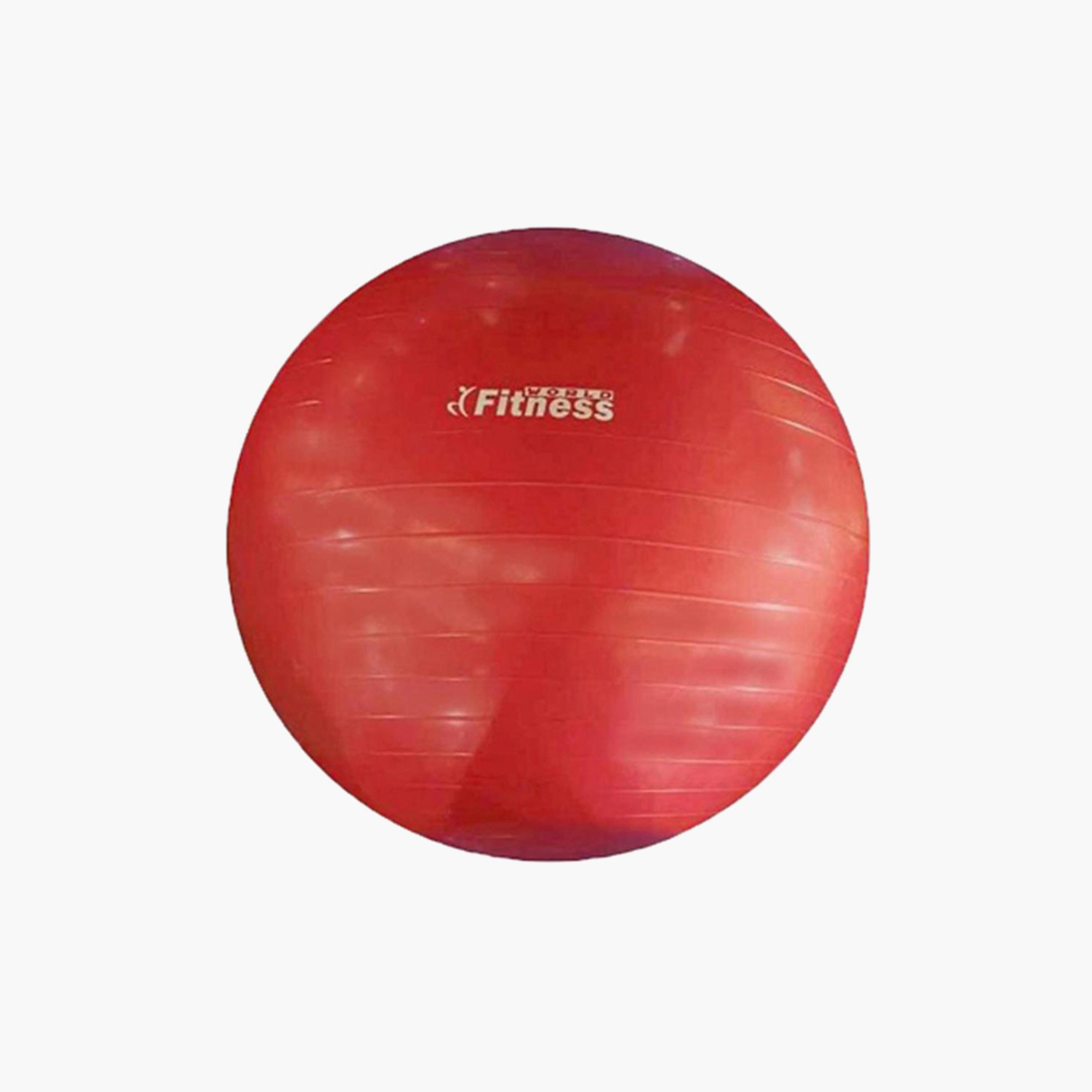 Exercise Swiss Ball, 75 cm - Red-sports-gear-gym-image-2
