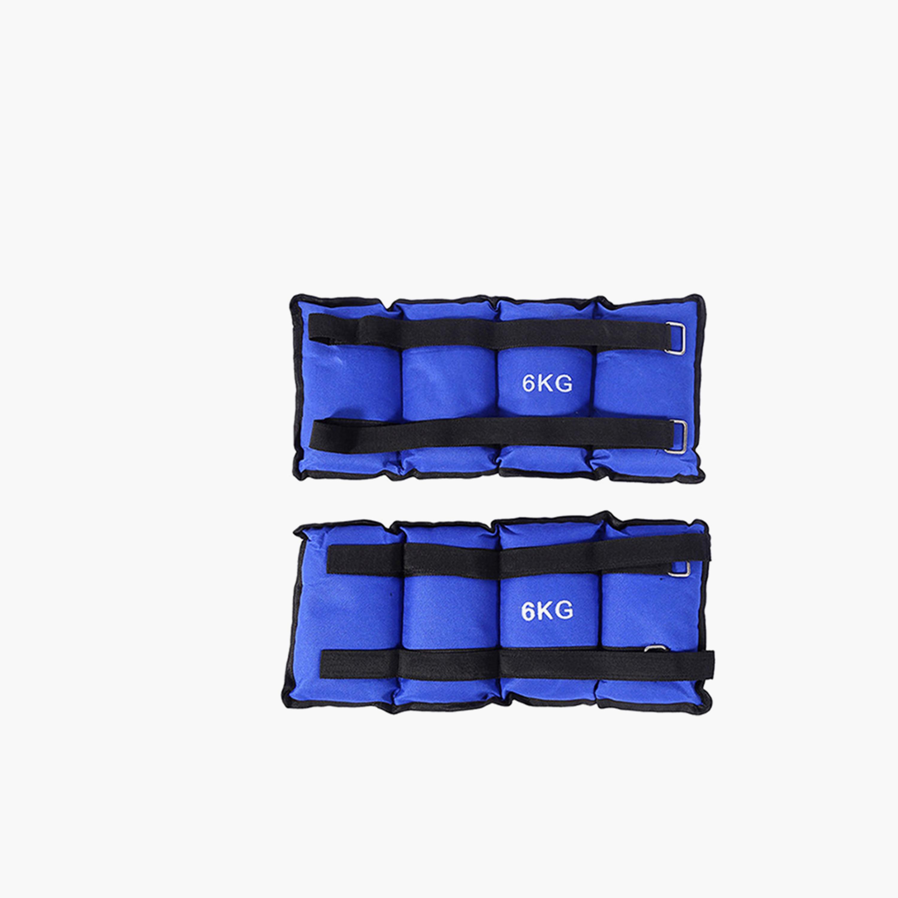 Sand Weights For Muscle Resistance Two Pieces, 6 Kg - Blue and Black-sports-gear-gym-image-3