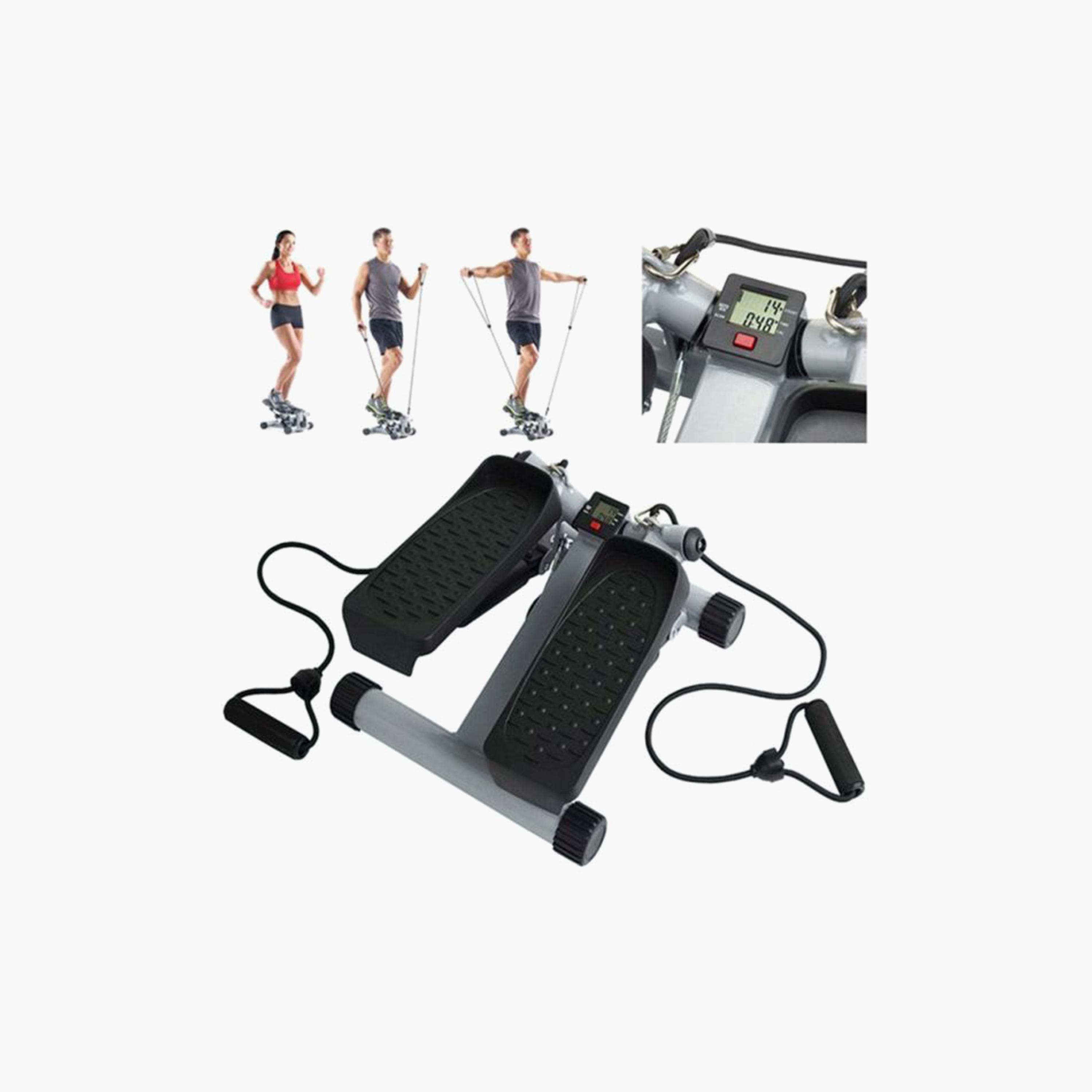 Stepper Twister Device With Hand Rope - Black and Grey-sports-gear-gym-image-3