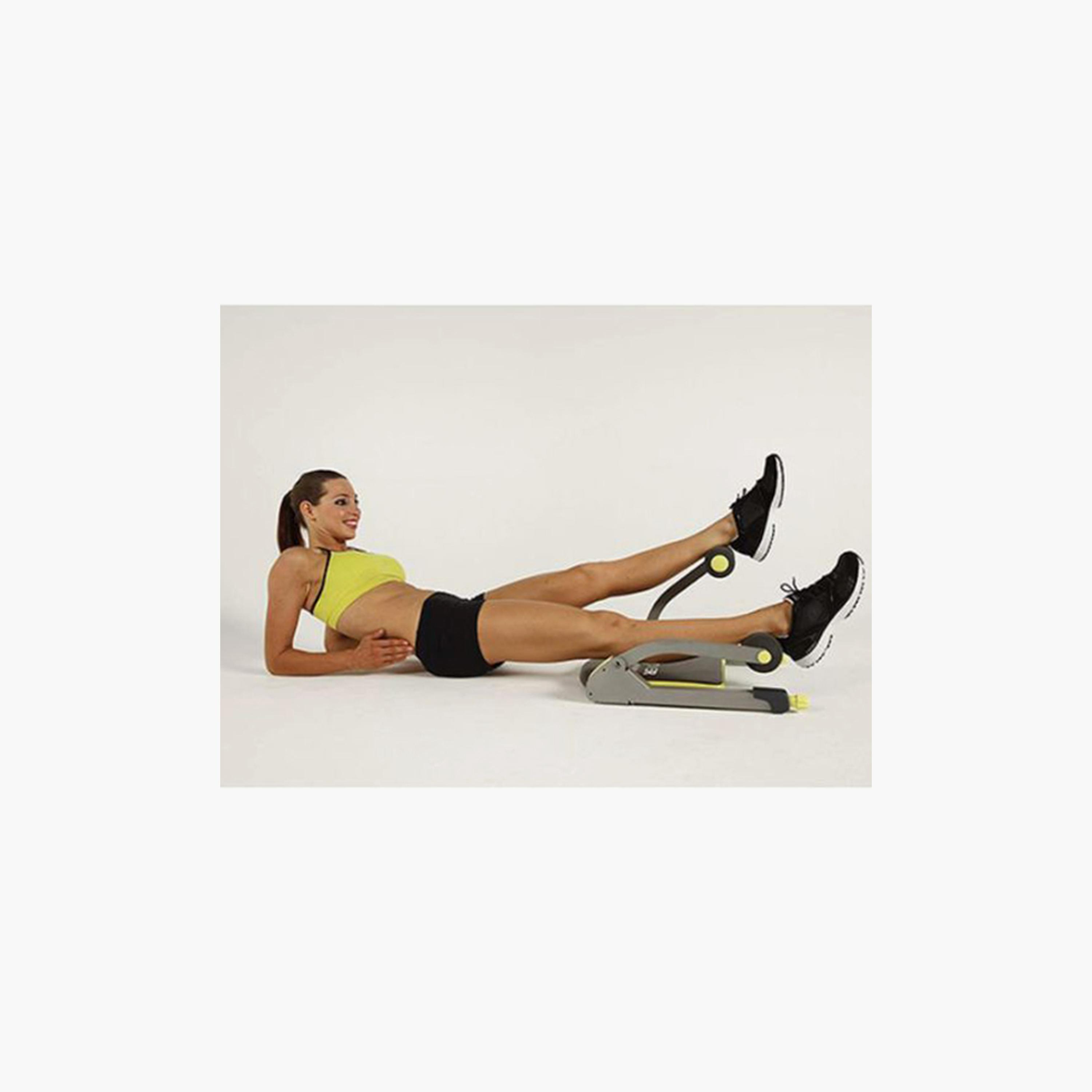 Abdominal Muscles Exerciser - Black and Green-sports-gear-gym-image-4