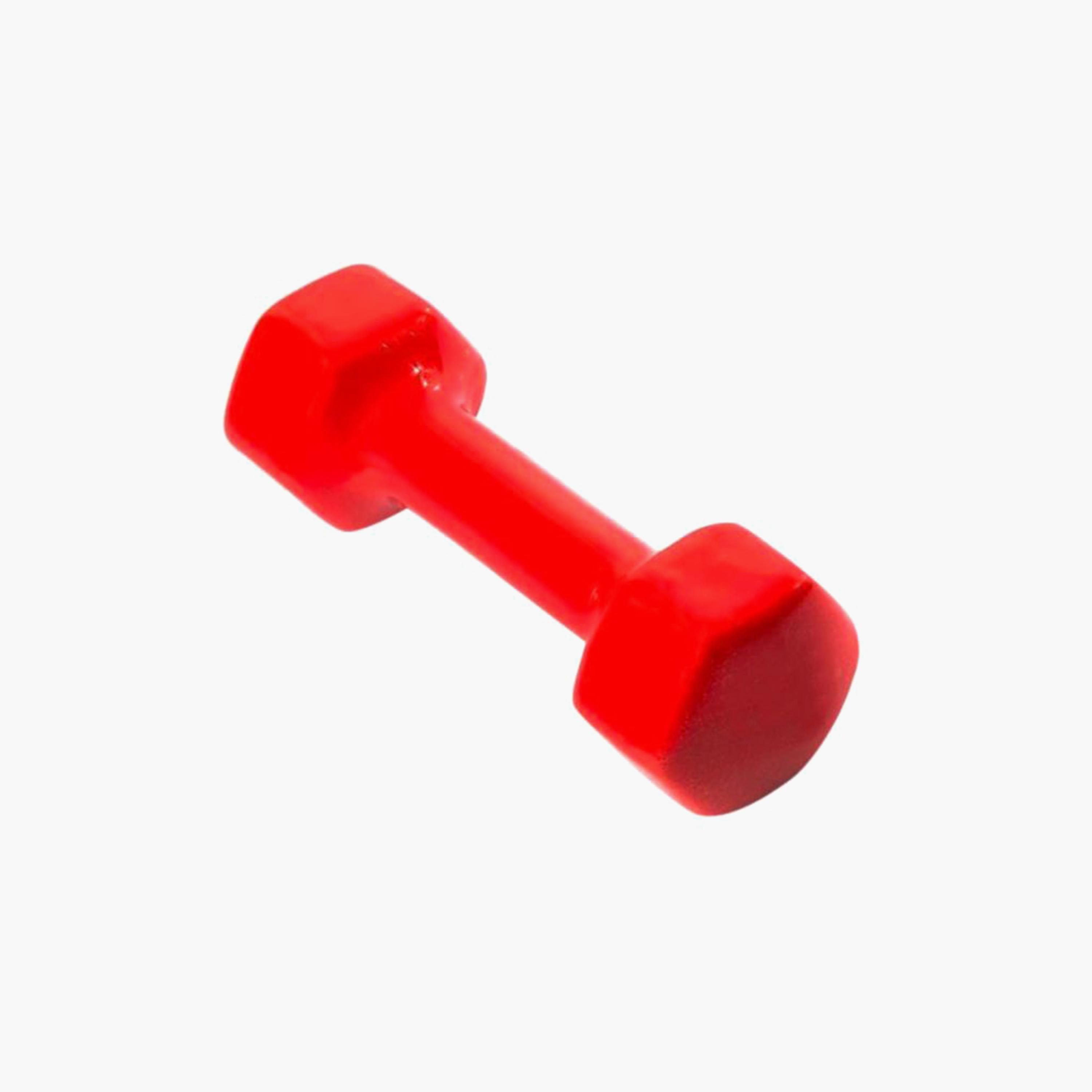 Training Dumbbell, 6 Kg - Red-sports-gear-gym-image-1