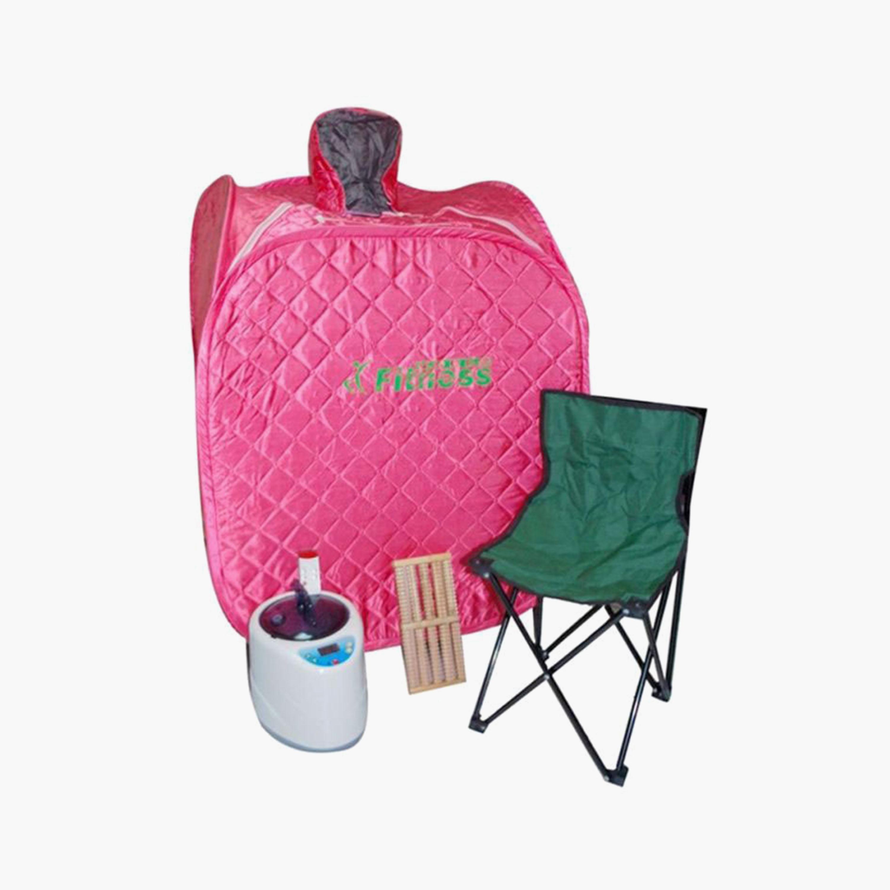 Sauna Bath With Chair, 80 x 75 x 39 cm - Multicolour-sports-gear-gym-image-1