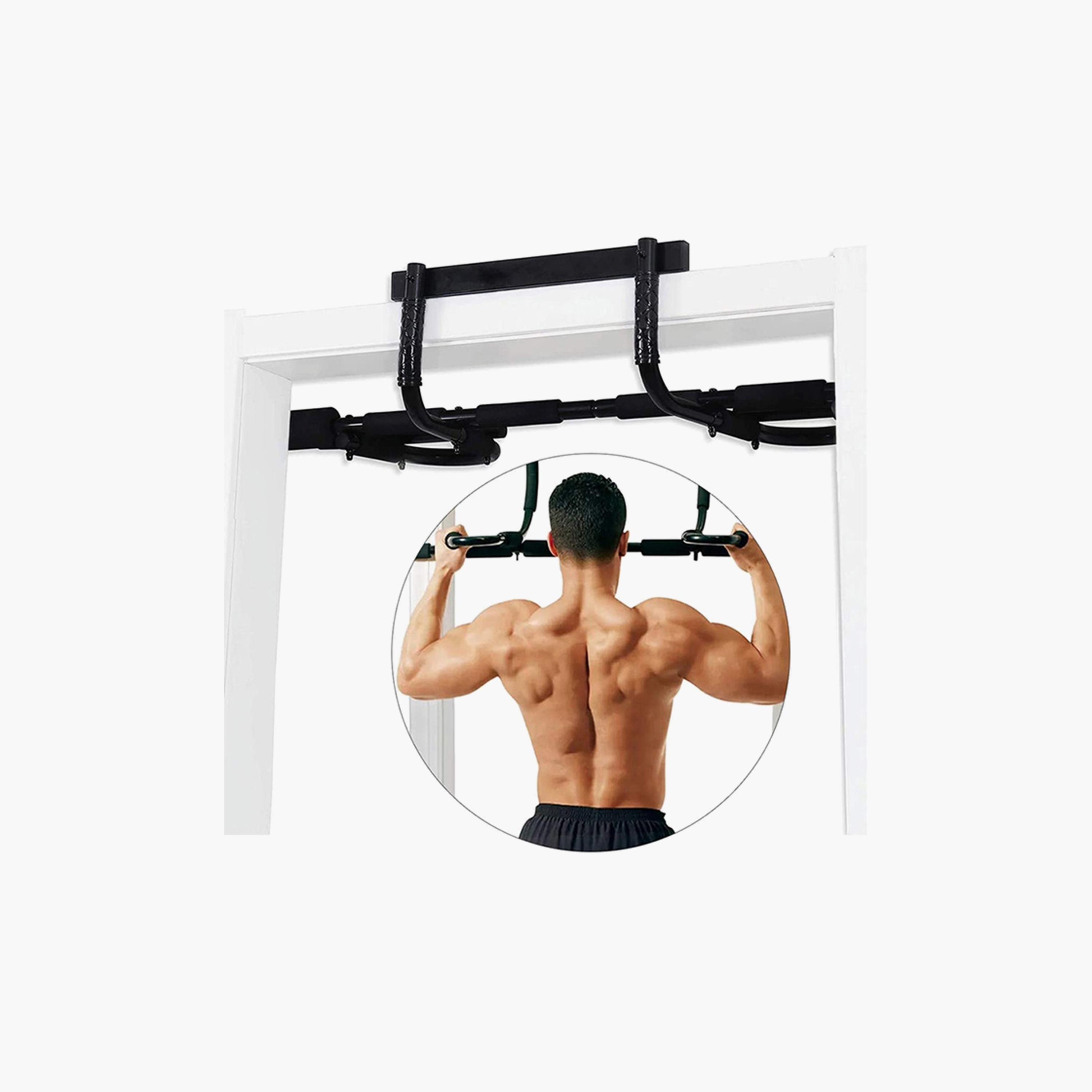 Hand Grip Pull-Up Bar - Black-sports-gear-gym-image-3
