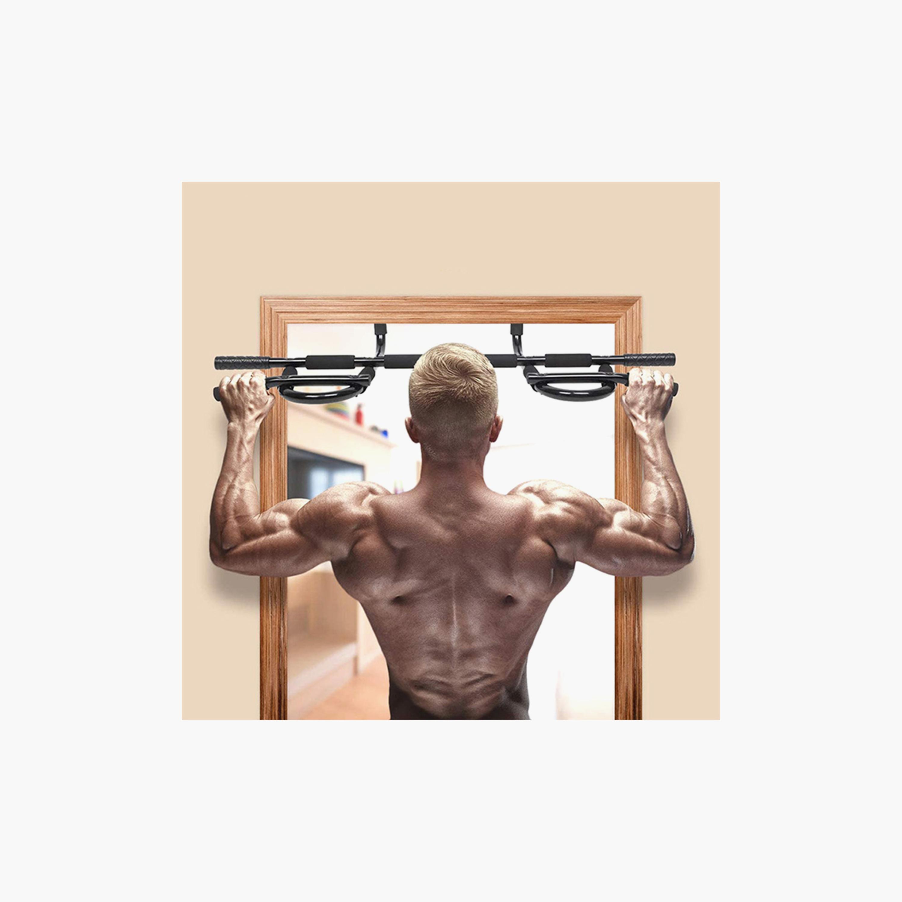 Hand Grip Pull-Up Bar - Black-sports-gear-gym-image-4