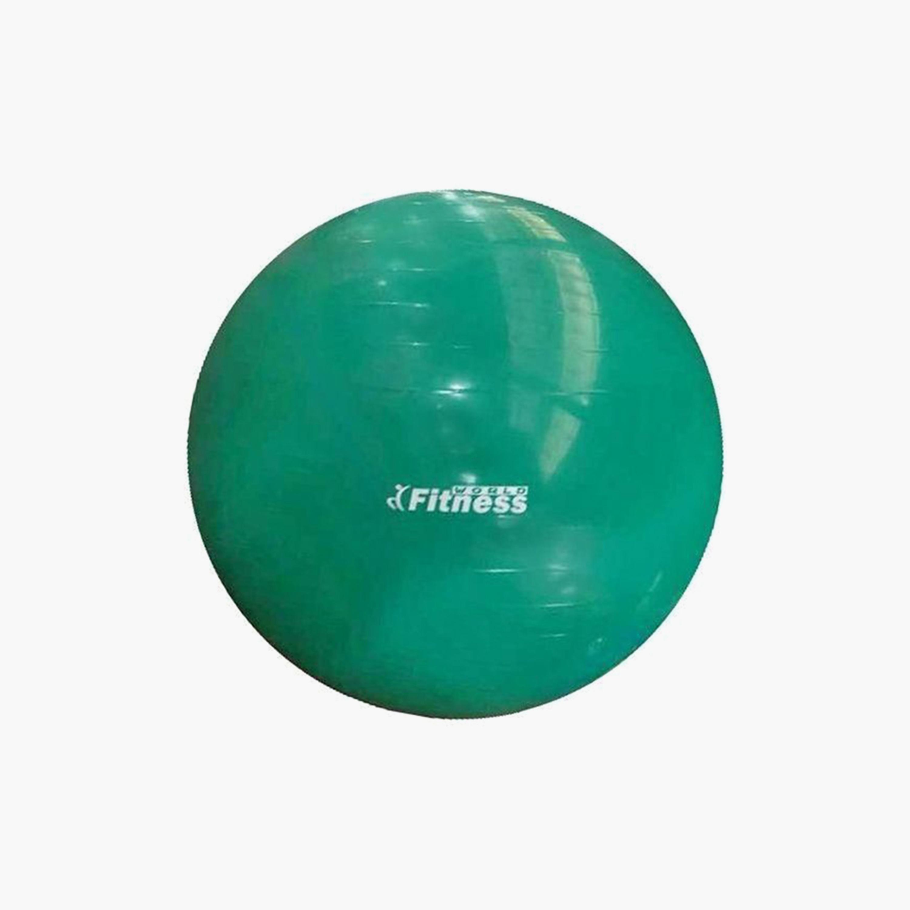 Aerobics Yoga Ball, 75 cm - Green-sports-gear-gym-image-1