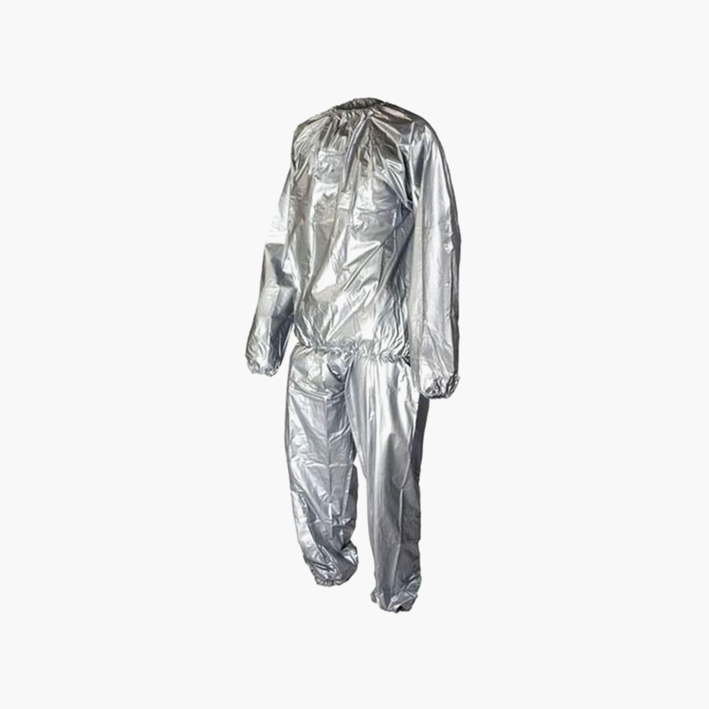 Empty Sandbag With Sauna Suit - Silver and Black-sports-gear-gym-image-2