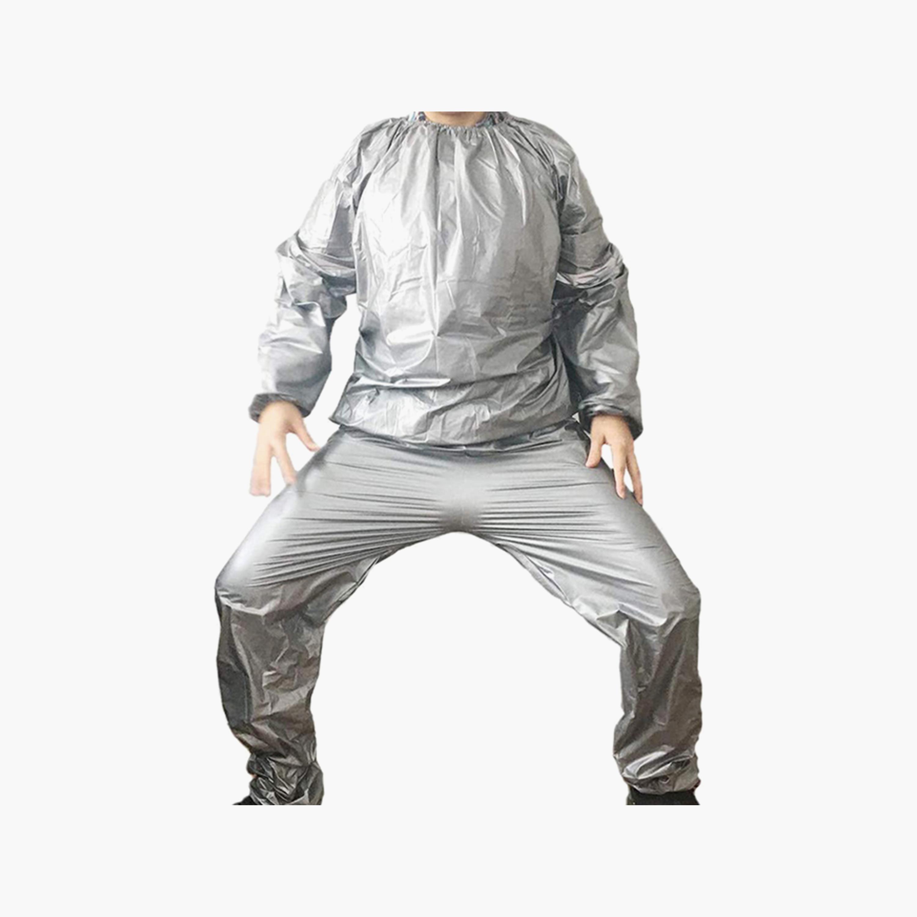 The World Sauna Suit, L - Silver-sports-gear-supports-image-3