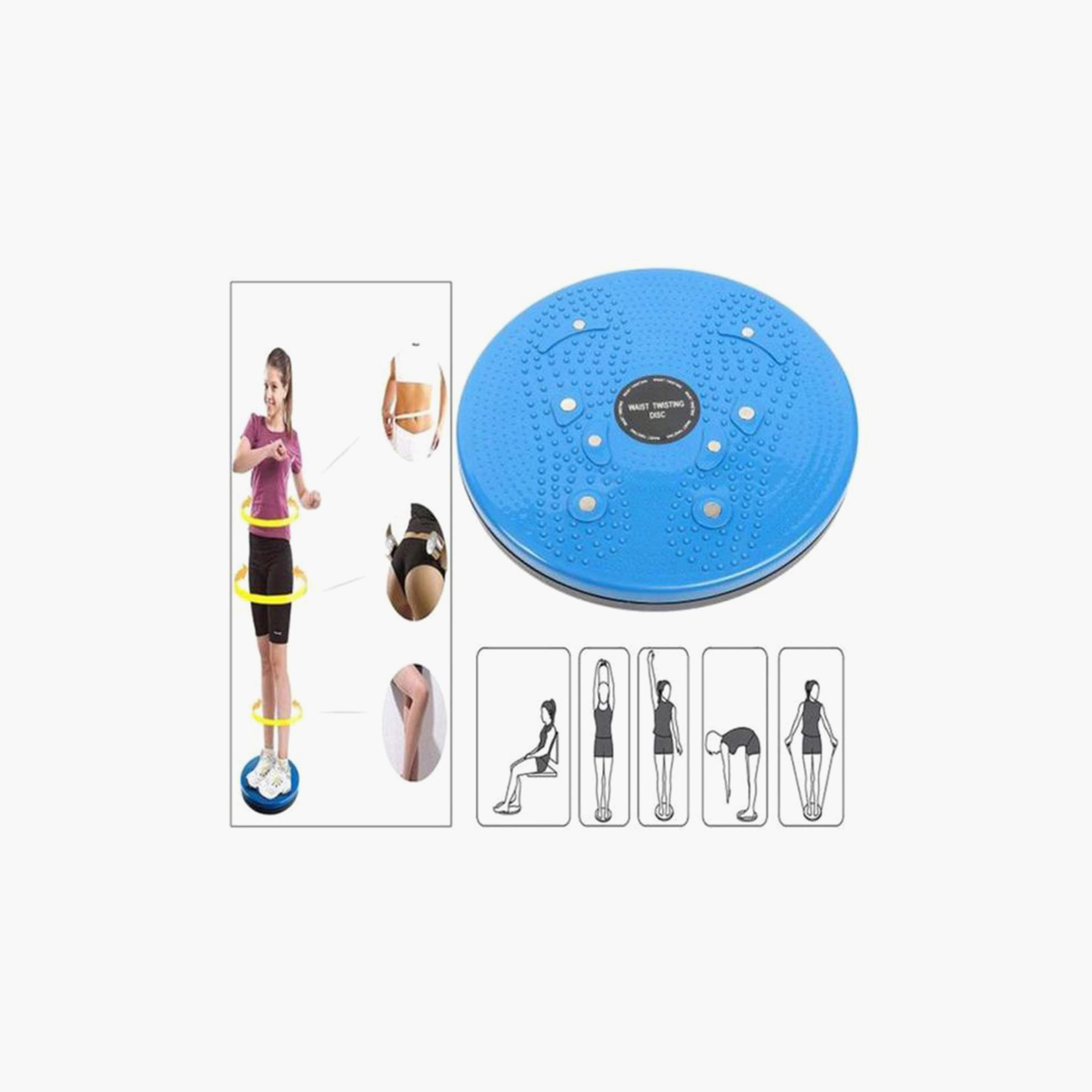 Waist Training Disc, 23 x 23 x 12 cm - Blue-sports-gear-gym-image-3