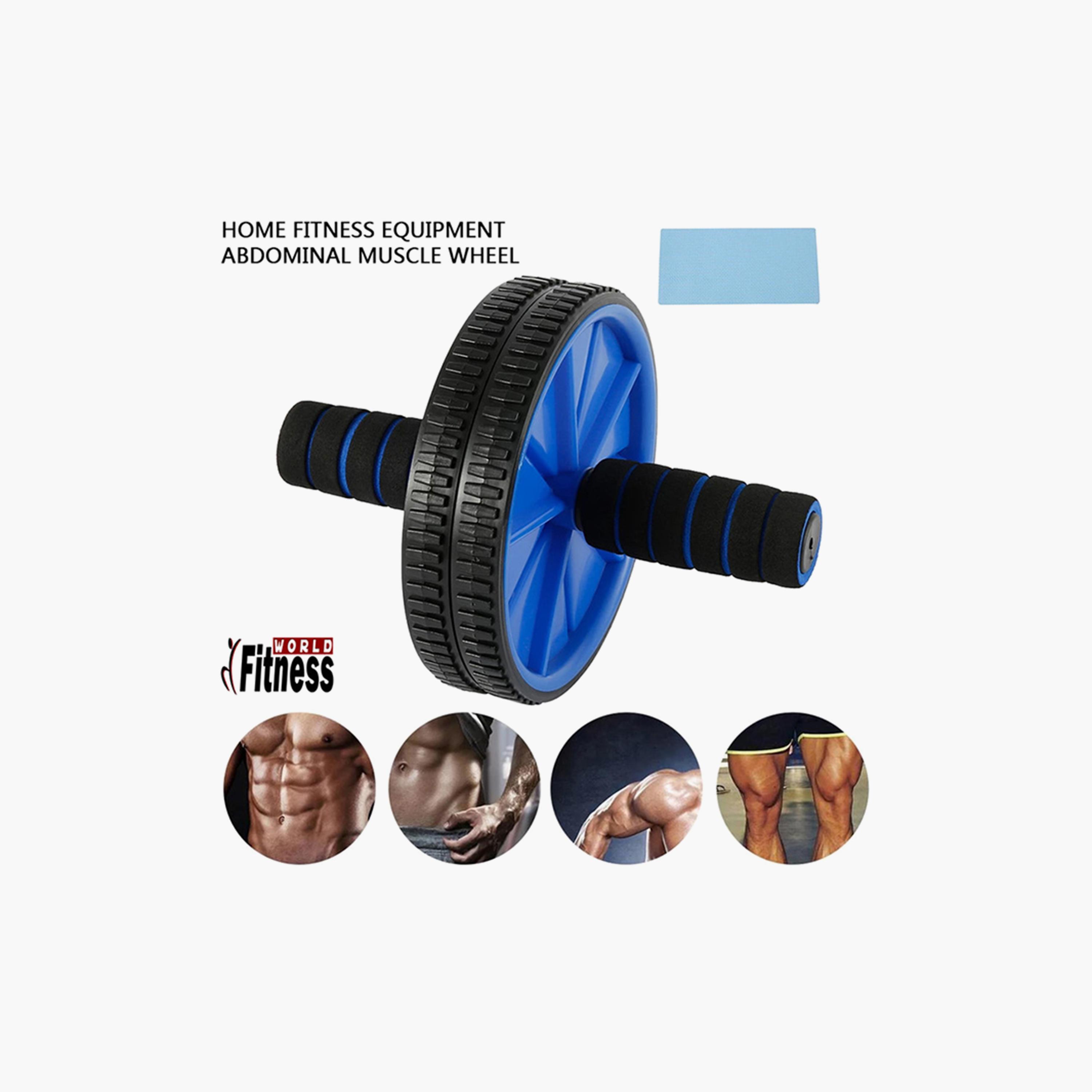 Exercise Wheel For Arms and Chest - Blue and Black-sports-gear-gym-image-4