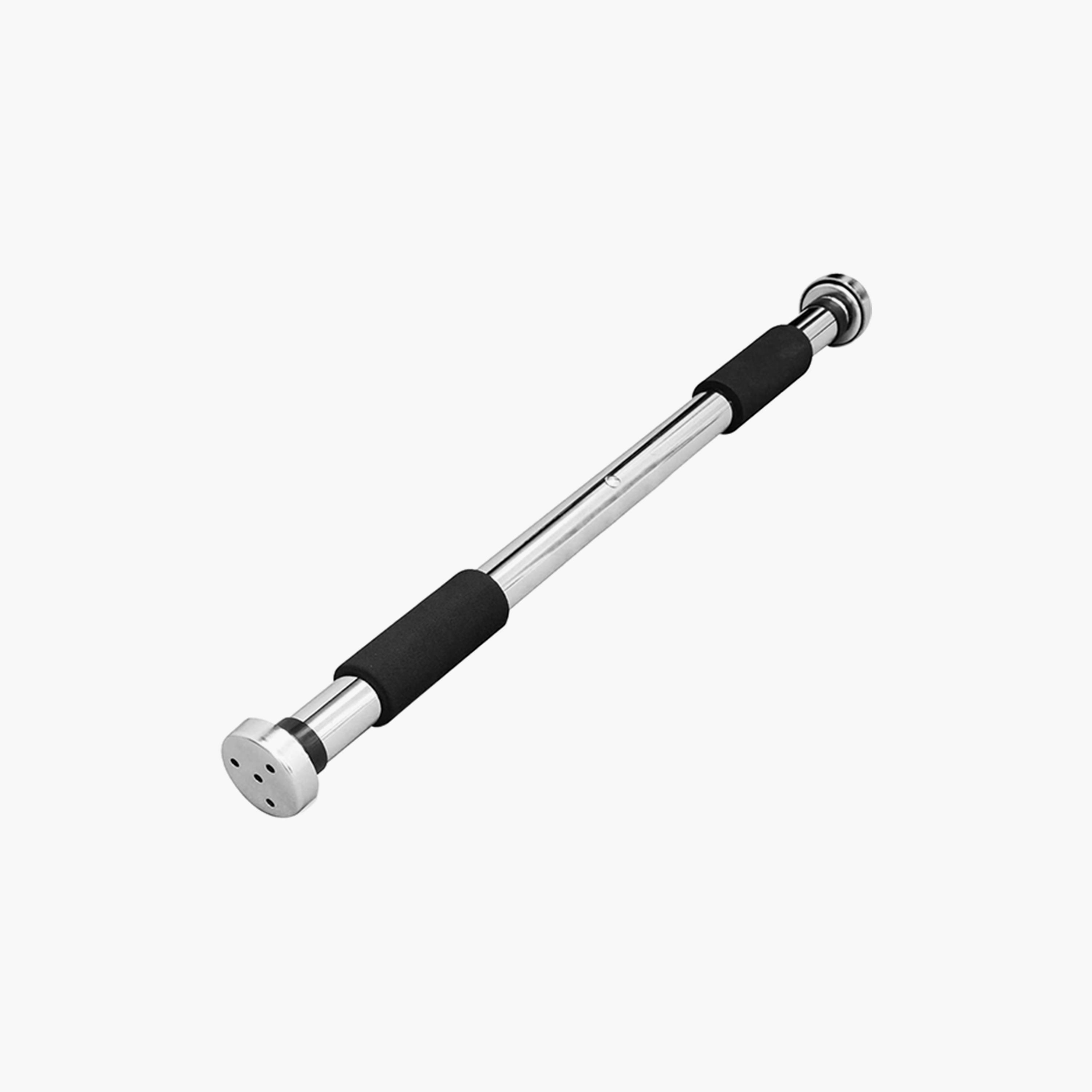 Weight Lifting Bar, 100 cm - Silver and Black-sports-gear-gym-image-1