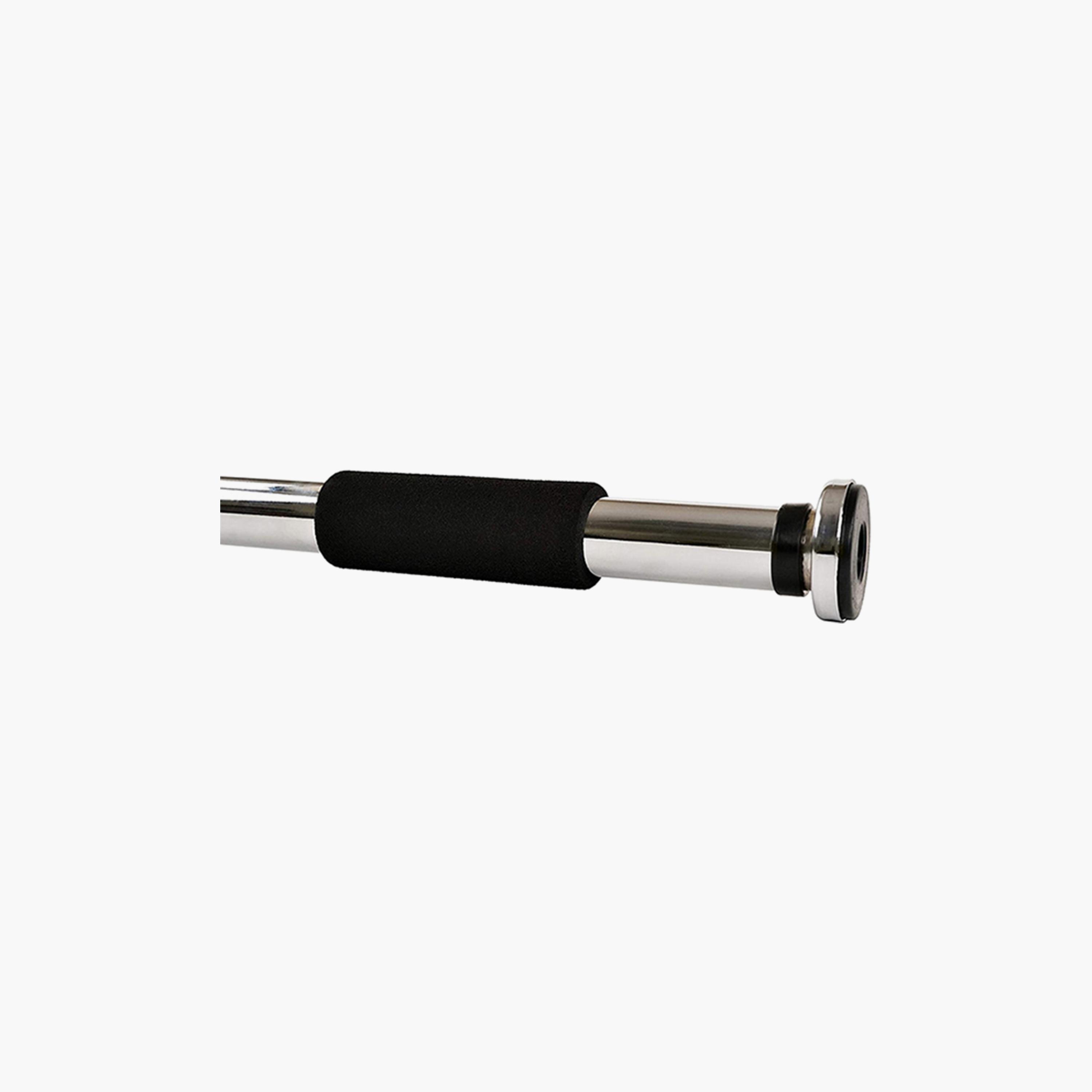 Weight Lifting Bar, 100 cm - Silver and Black-sports-gear-gym-image-4