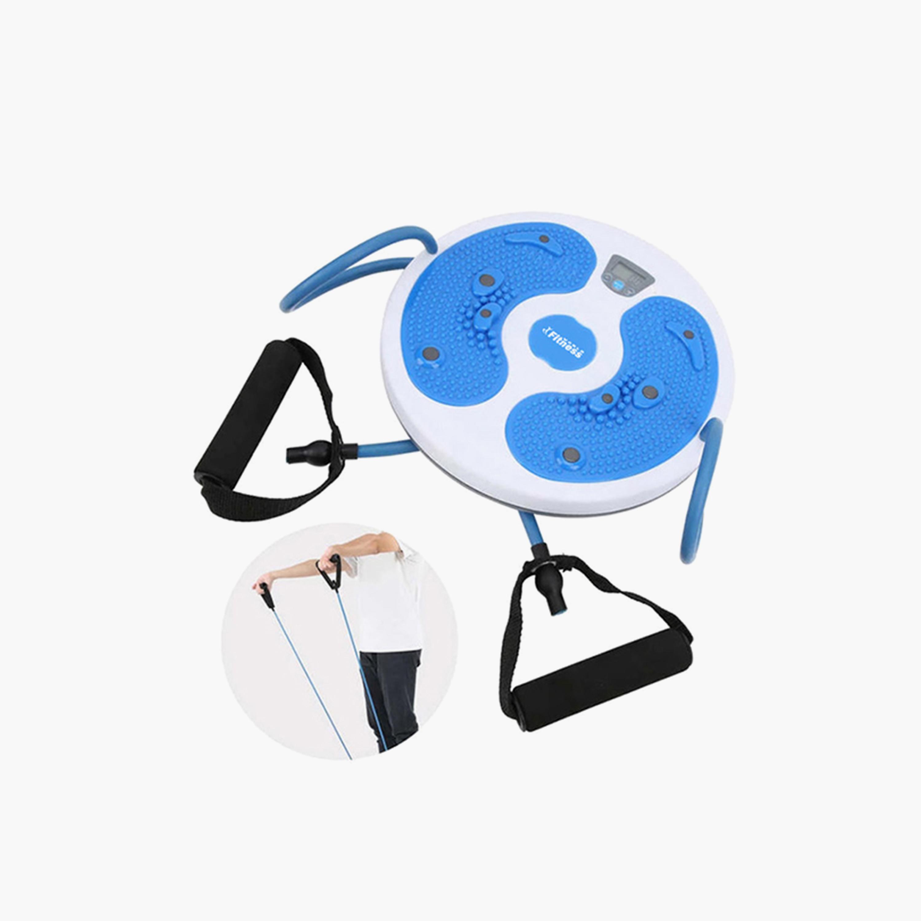 Magnetic Figure Twister With Rope - Blue and White-sports-gear-gym-image-3