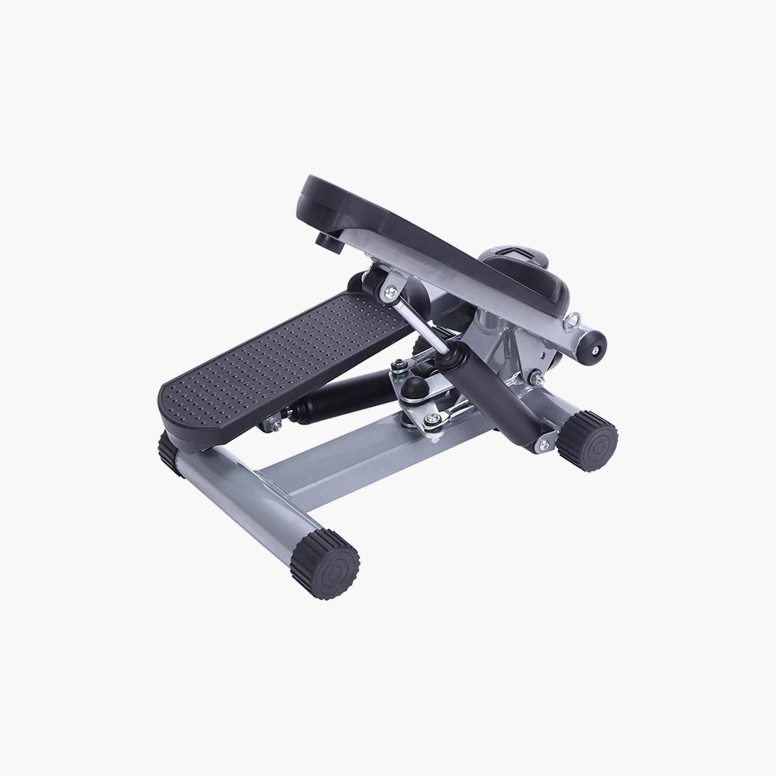 Stepper Twister With Hand Rope, 45 cm - Black and Grey-sports-gear-gym-image-3