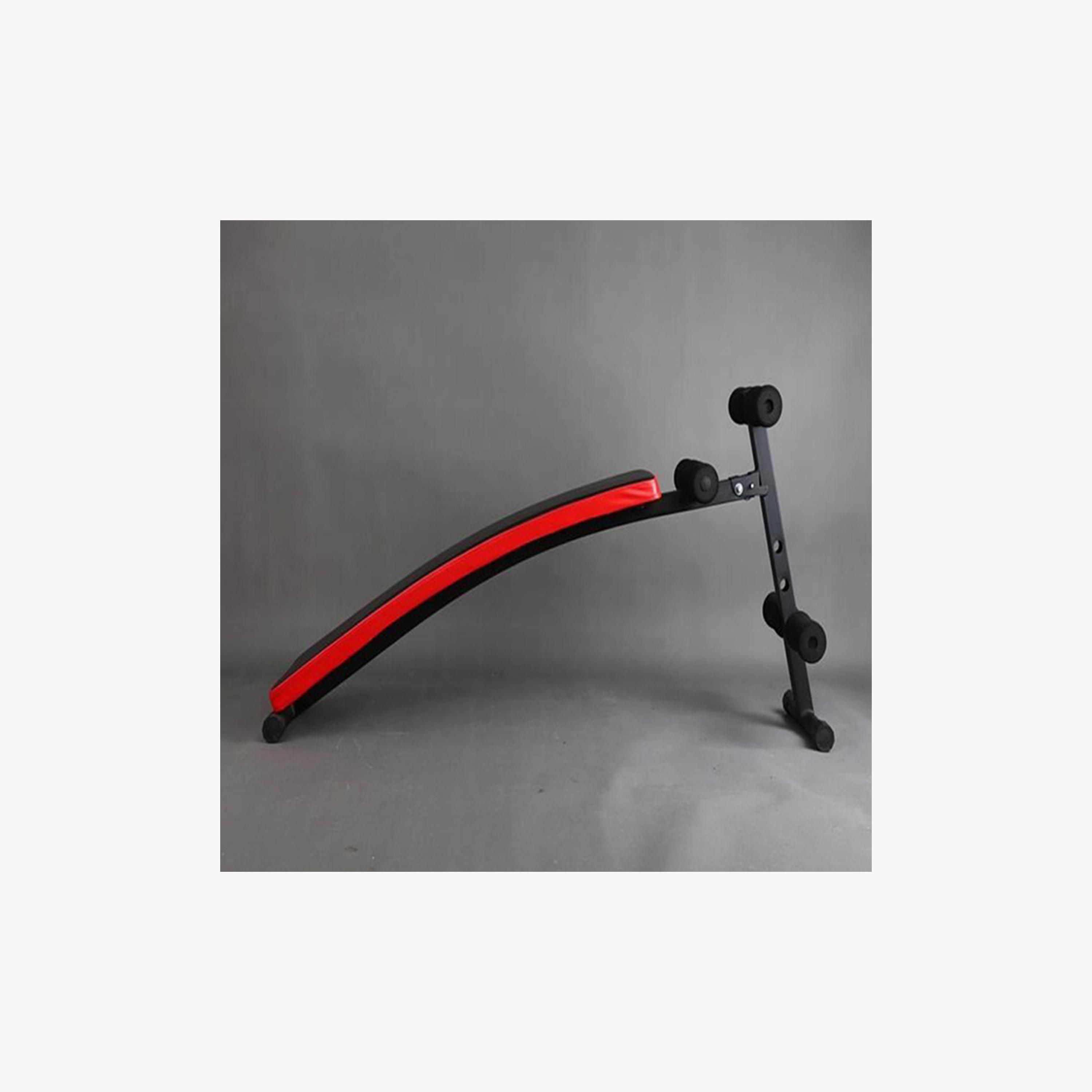 Abs Exercise Bench, 120 cm - Black and Red-sports-gear-gym-image-3