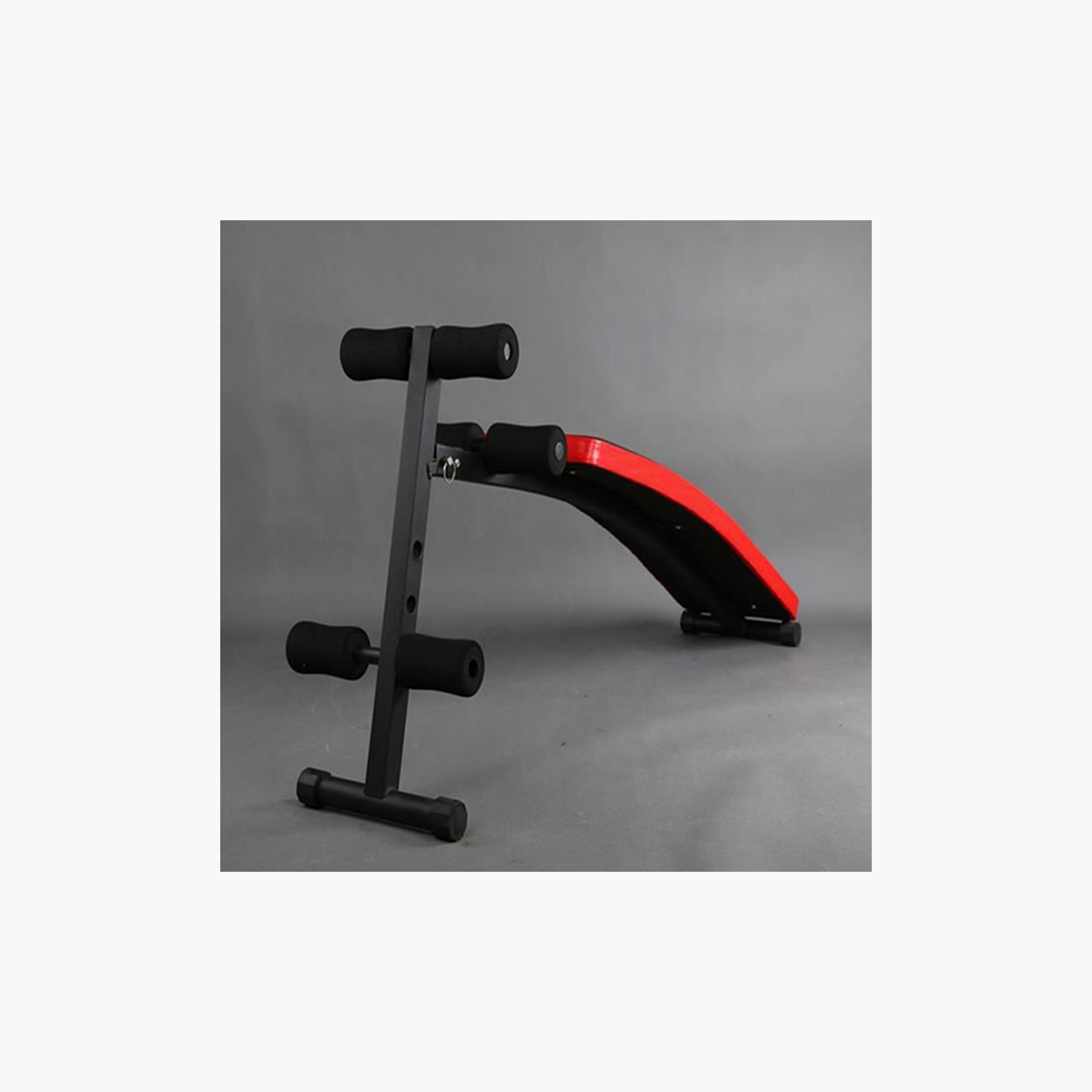 Abs Exercise Bench, 120 cm - Black and Red-sports-gear-gym-image-4