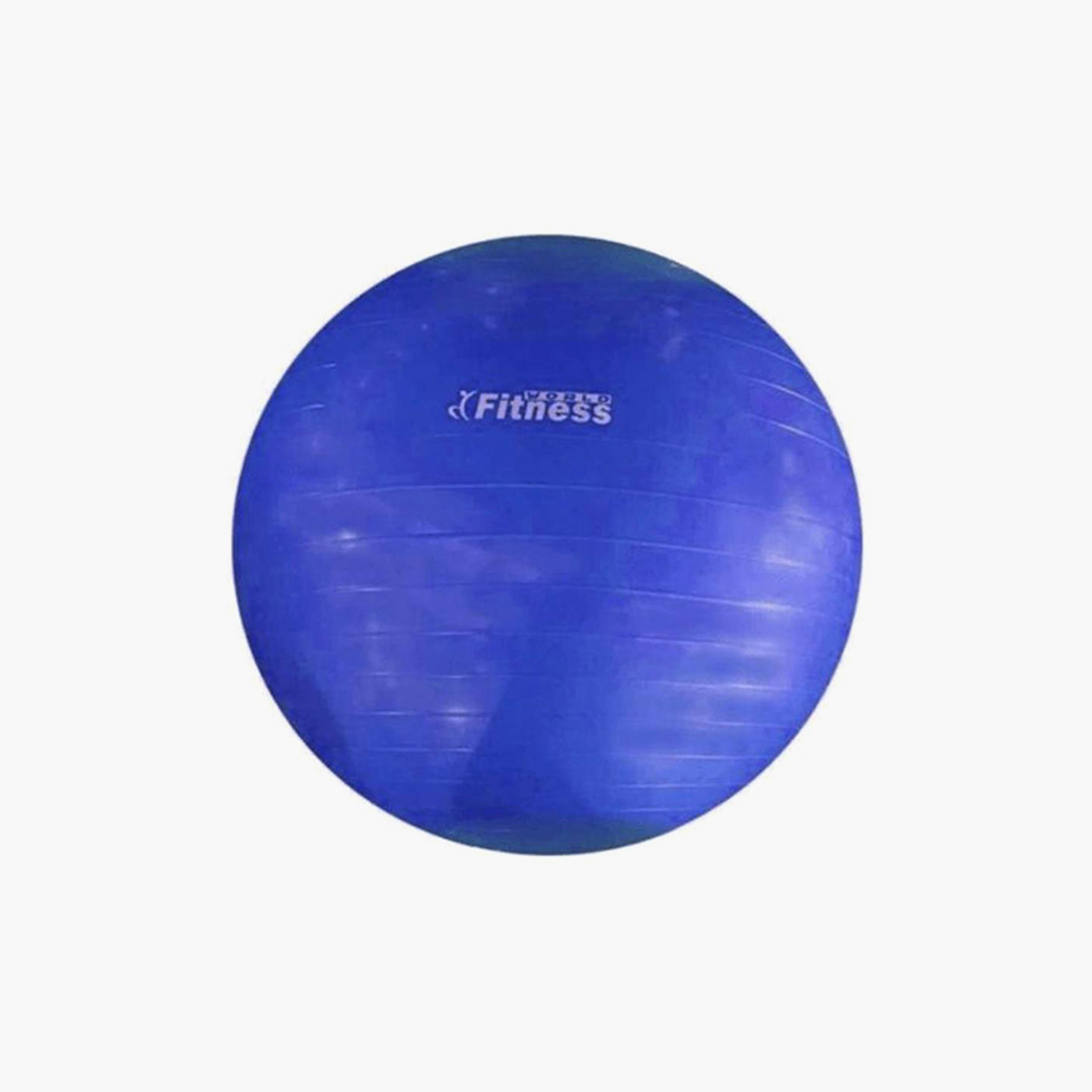 Aerobic Exercise Ball, 65 cm - Blue-sports-gear-gym-image-1