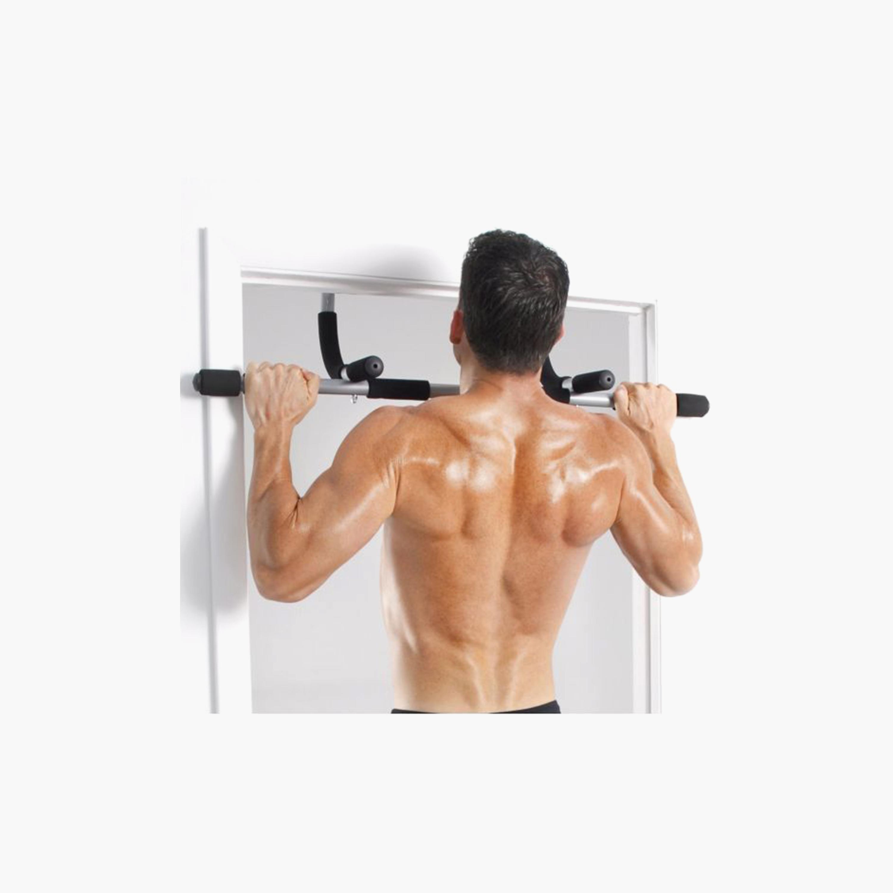 Upper Biceps Rod - Black-sports-gear-gym-image-3